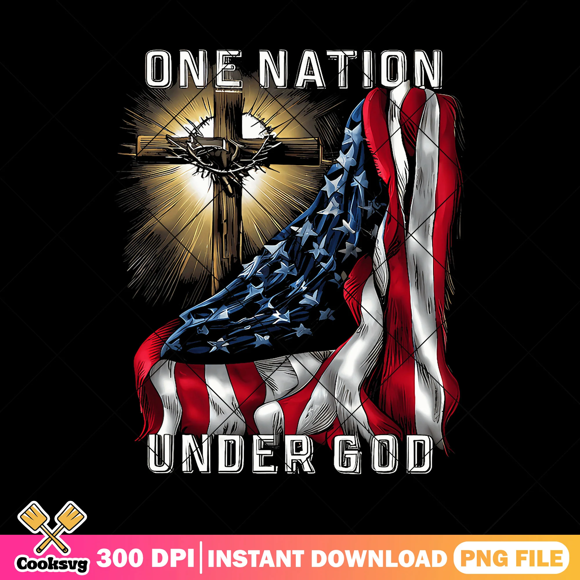 One nation under god png, america god png, america flag png