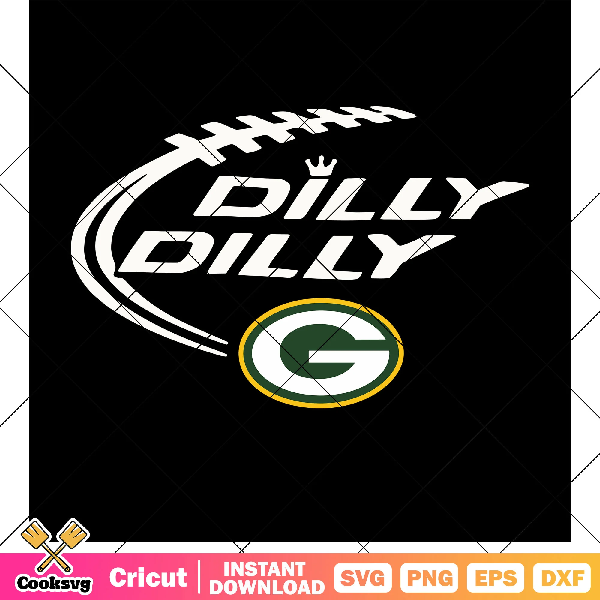 Packers Dilly dilly G svg, wilcosin football svg, packers svg