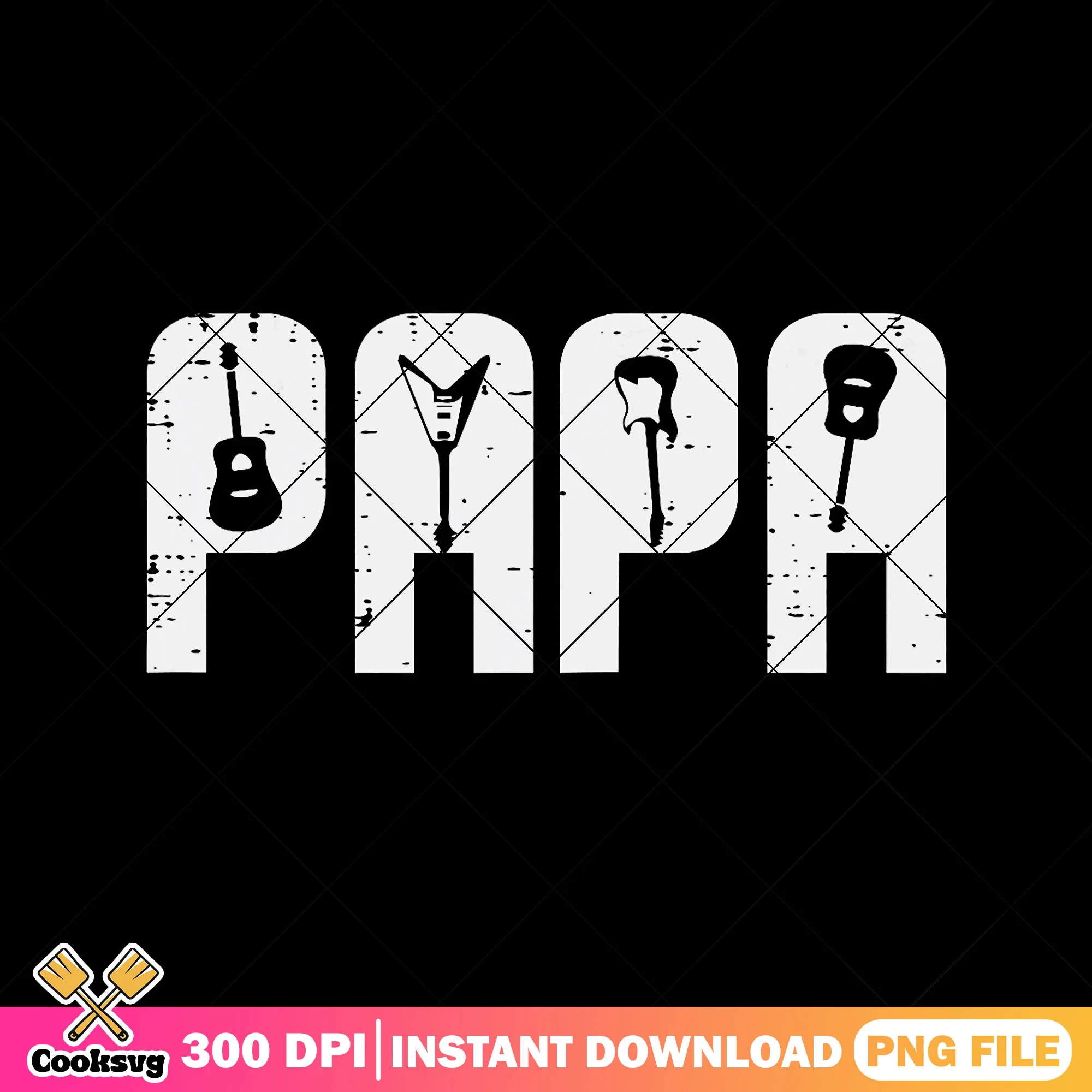 Papa rockstar father day png, dad rock png, happy father day png