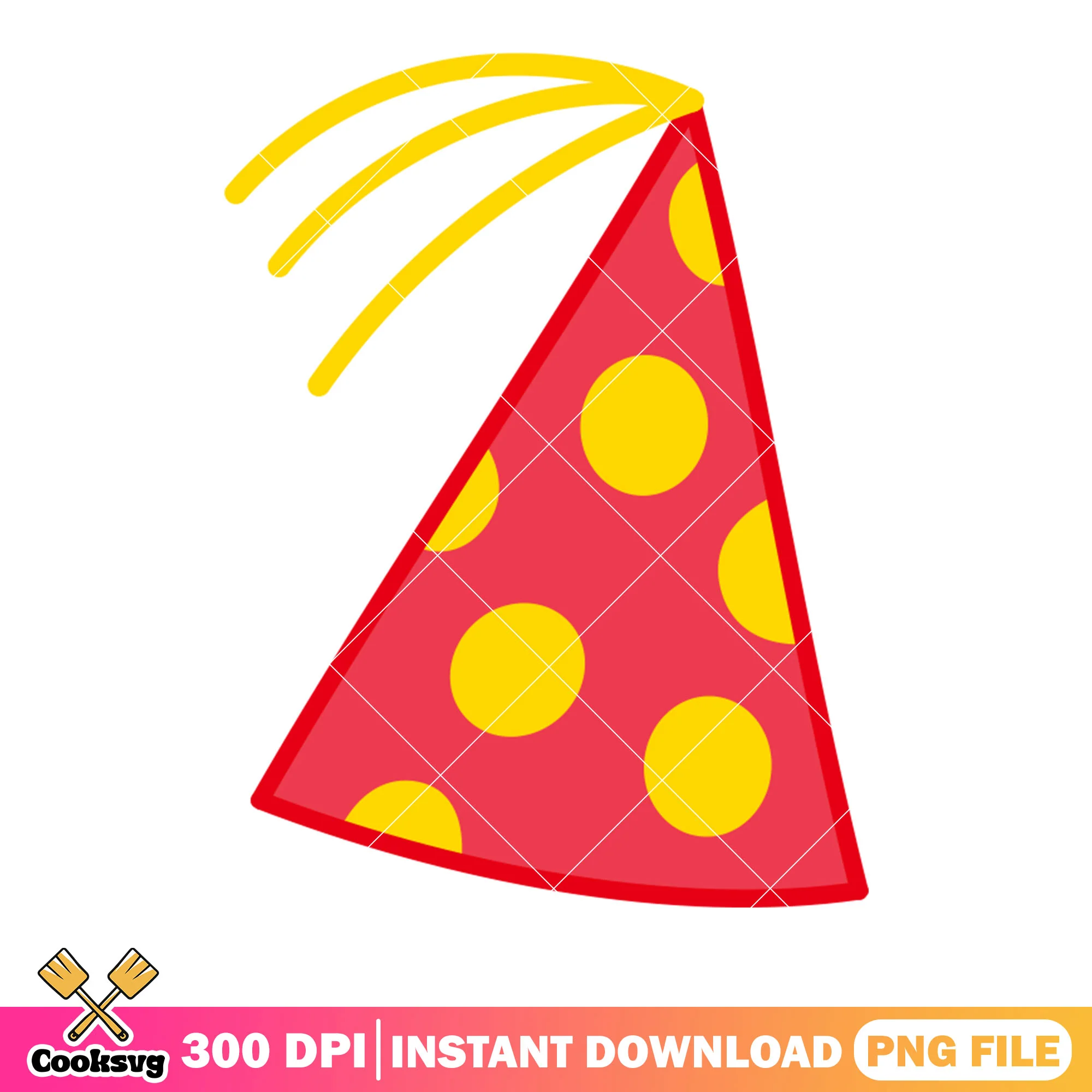 Party Red hat yellow spot png, peppa pig show png, children cartoon png