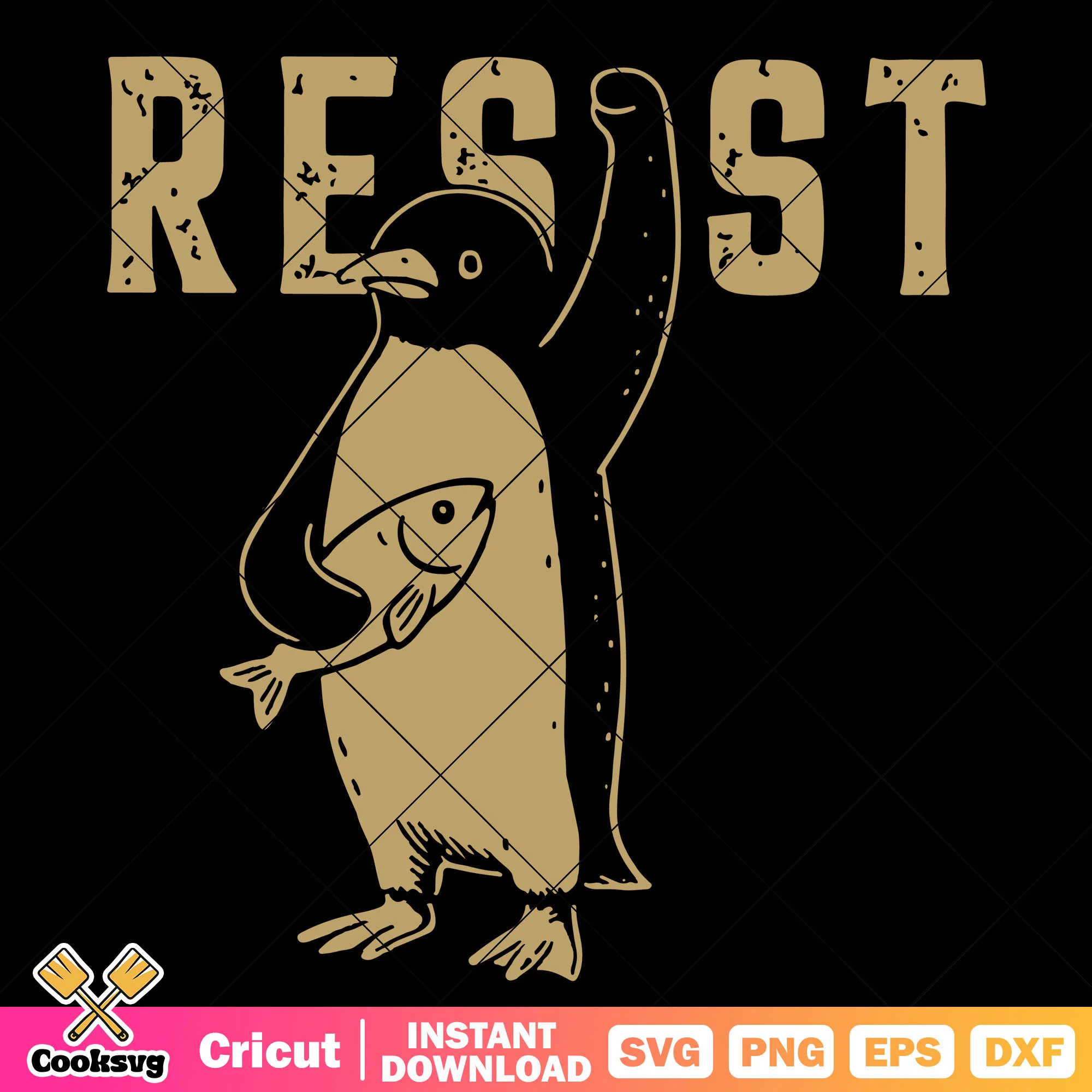 Pengunin resist trump tariffs svg, resist t shirts svg, trump resistance svg