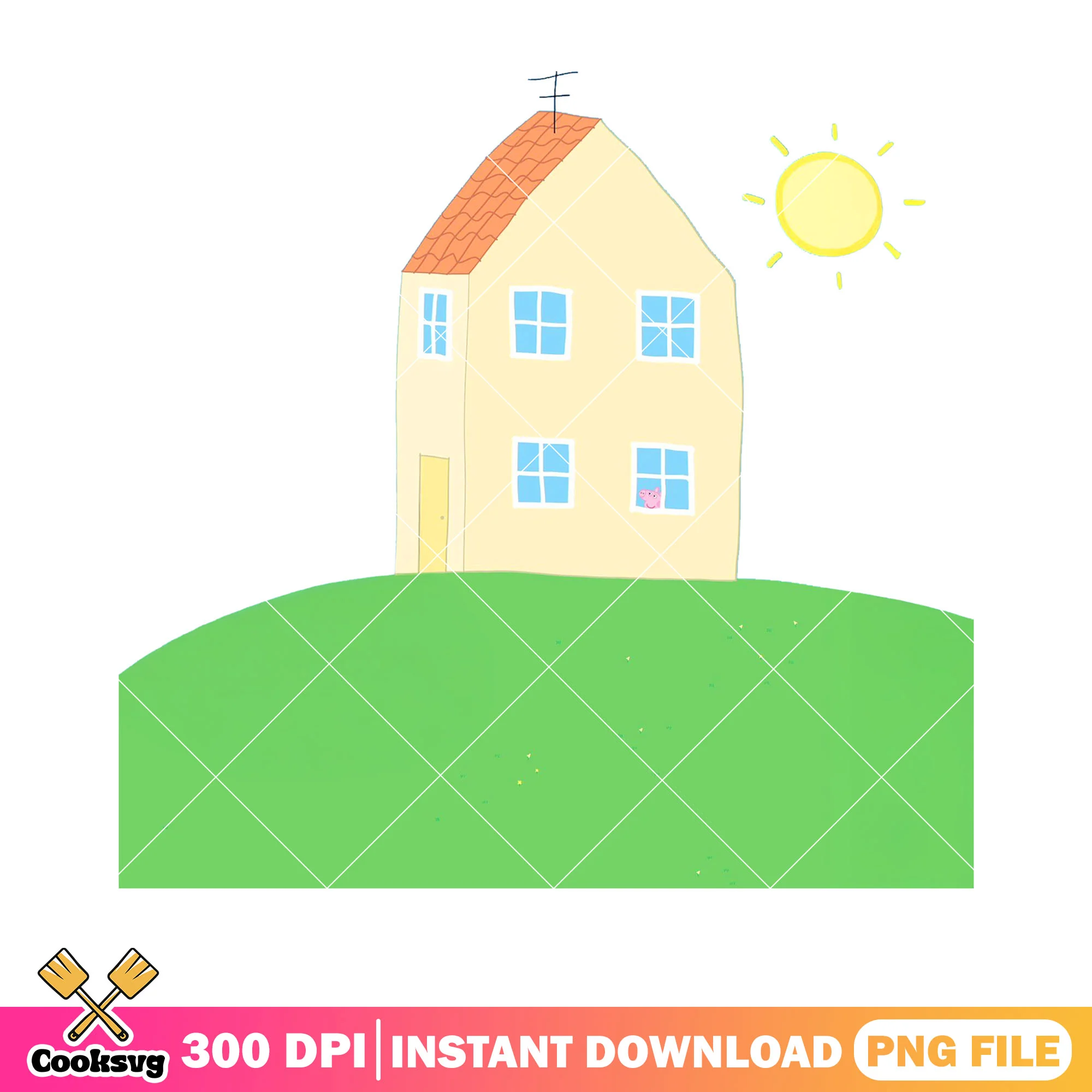 Peppa pig show png, cartoon for kids png, art peppa pig png