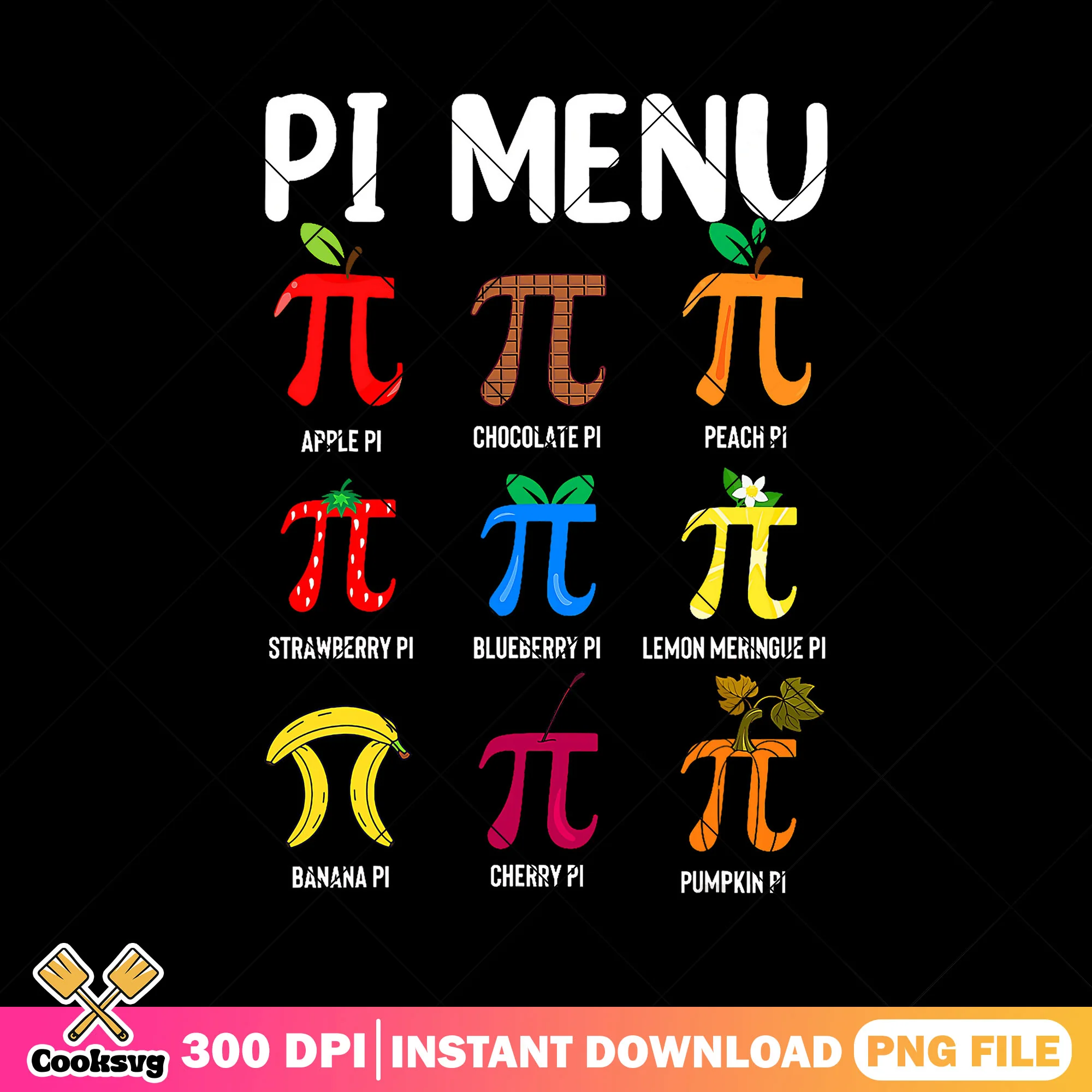 Pi menu design file png, pi numbers png, back to school image png