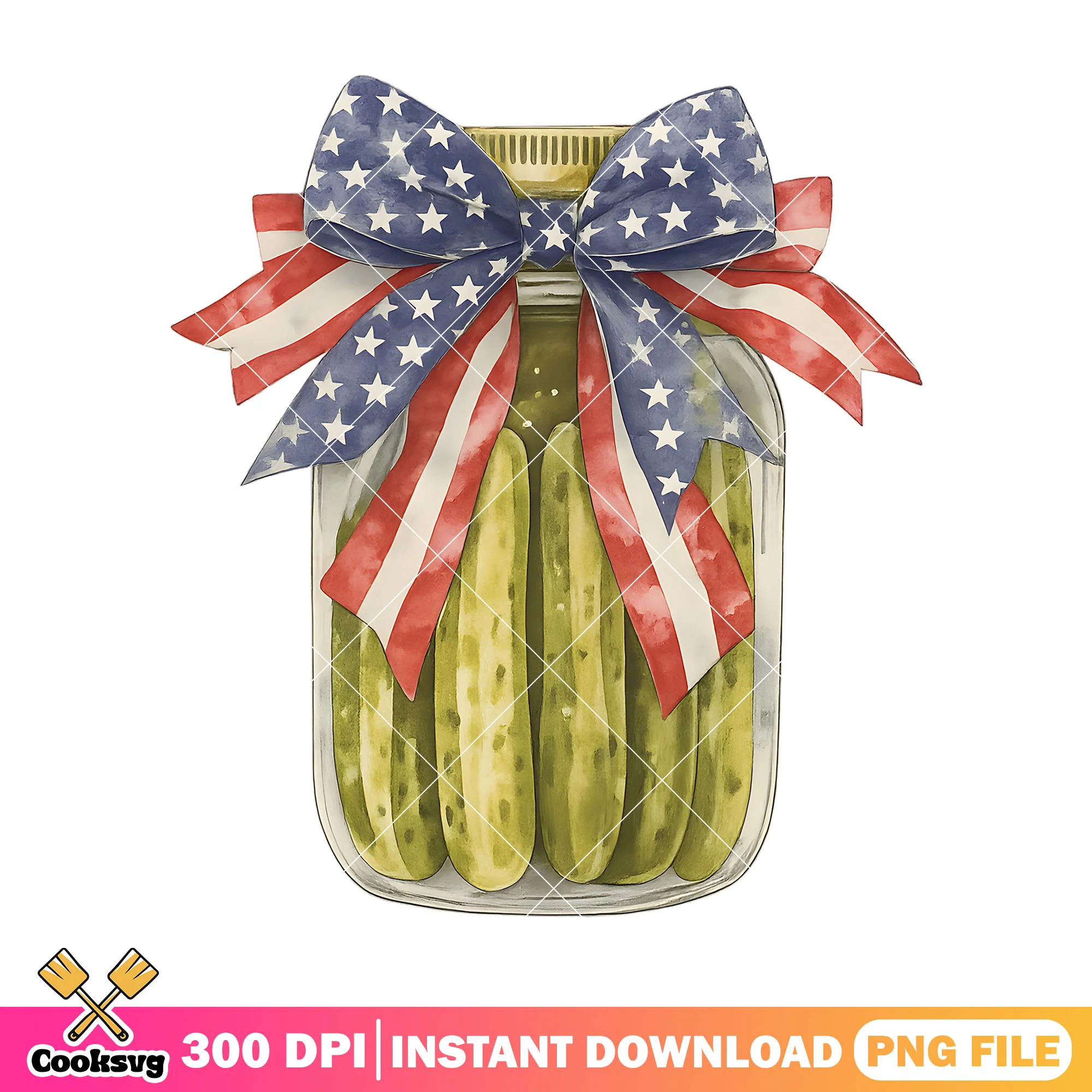 Pickles bow tie america png, usa flag png, independence day png