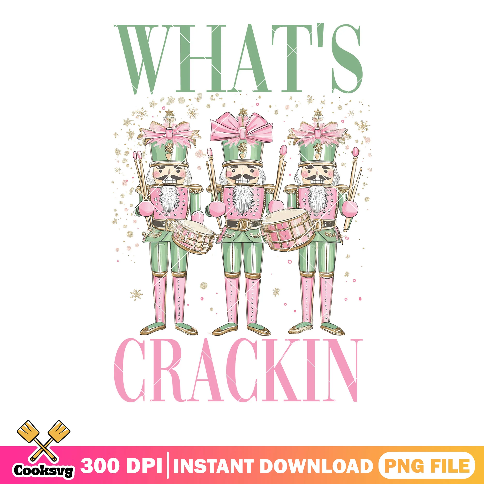 Pinky christmas soldier toy png, nutcracker png, xmas decorations png