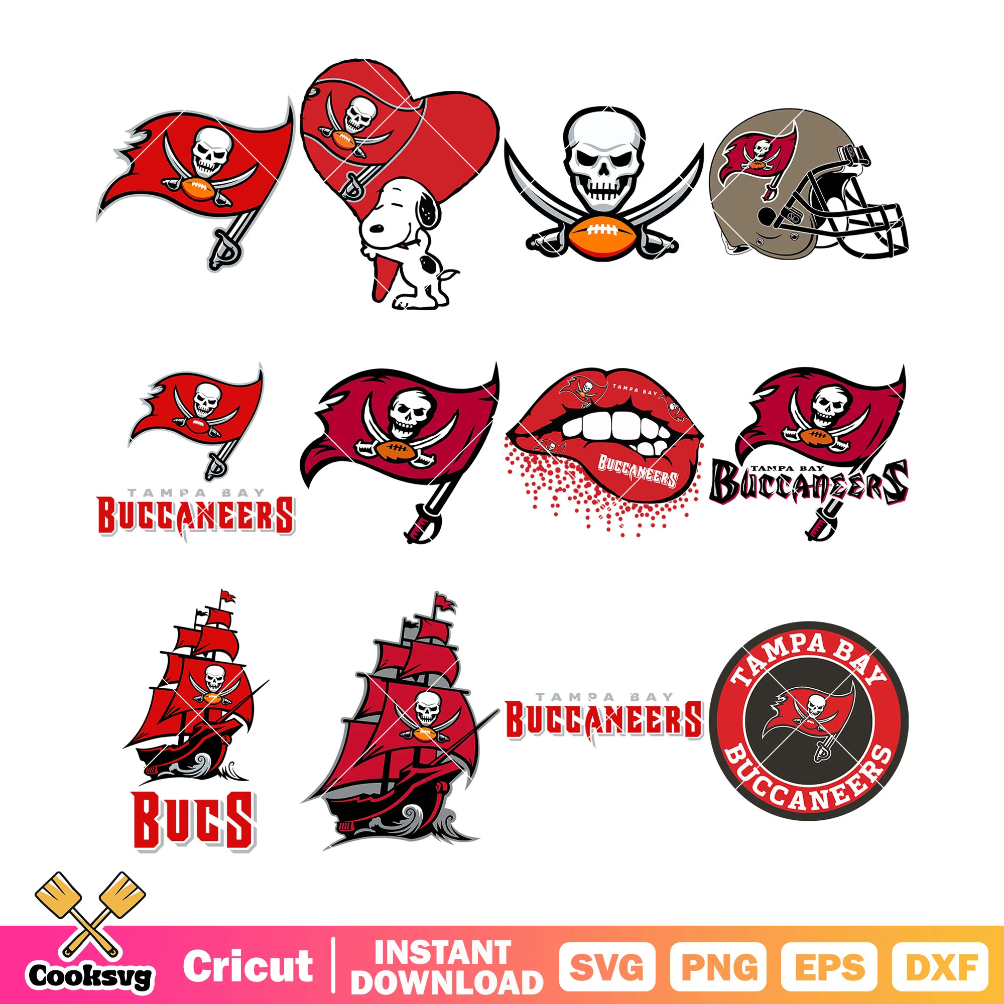 Pirate flags bundle svg, Tampa Bay Buccaneers bundle svg, snoopy bundle svg