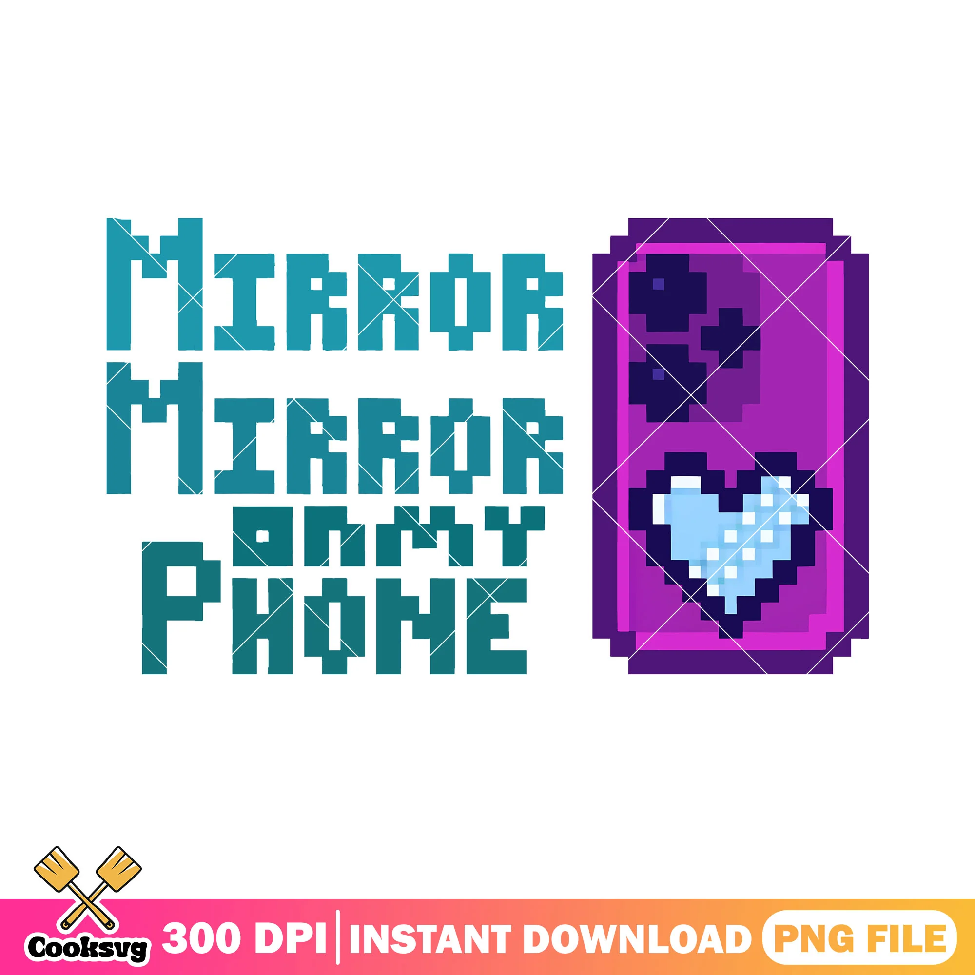 Pixel mirror mirror on my phone png, kpop hunters png, funny quotes png