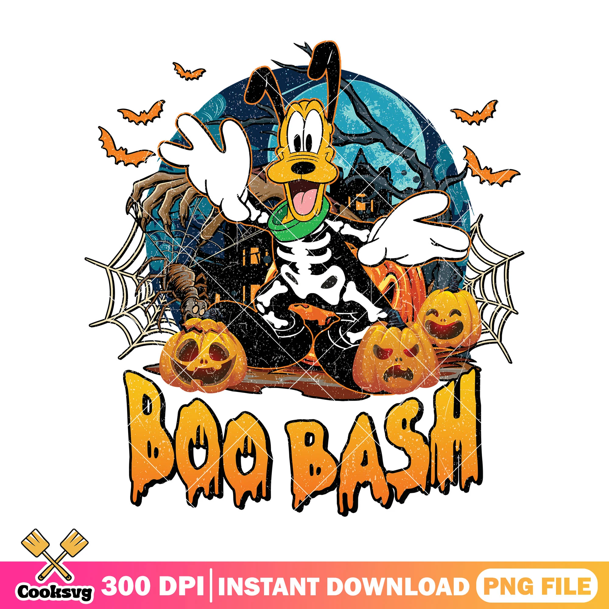 Pluto boo bash png, pluto from mickey mouse png, scary pluto png