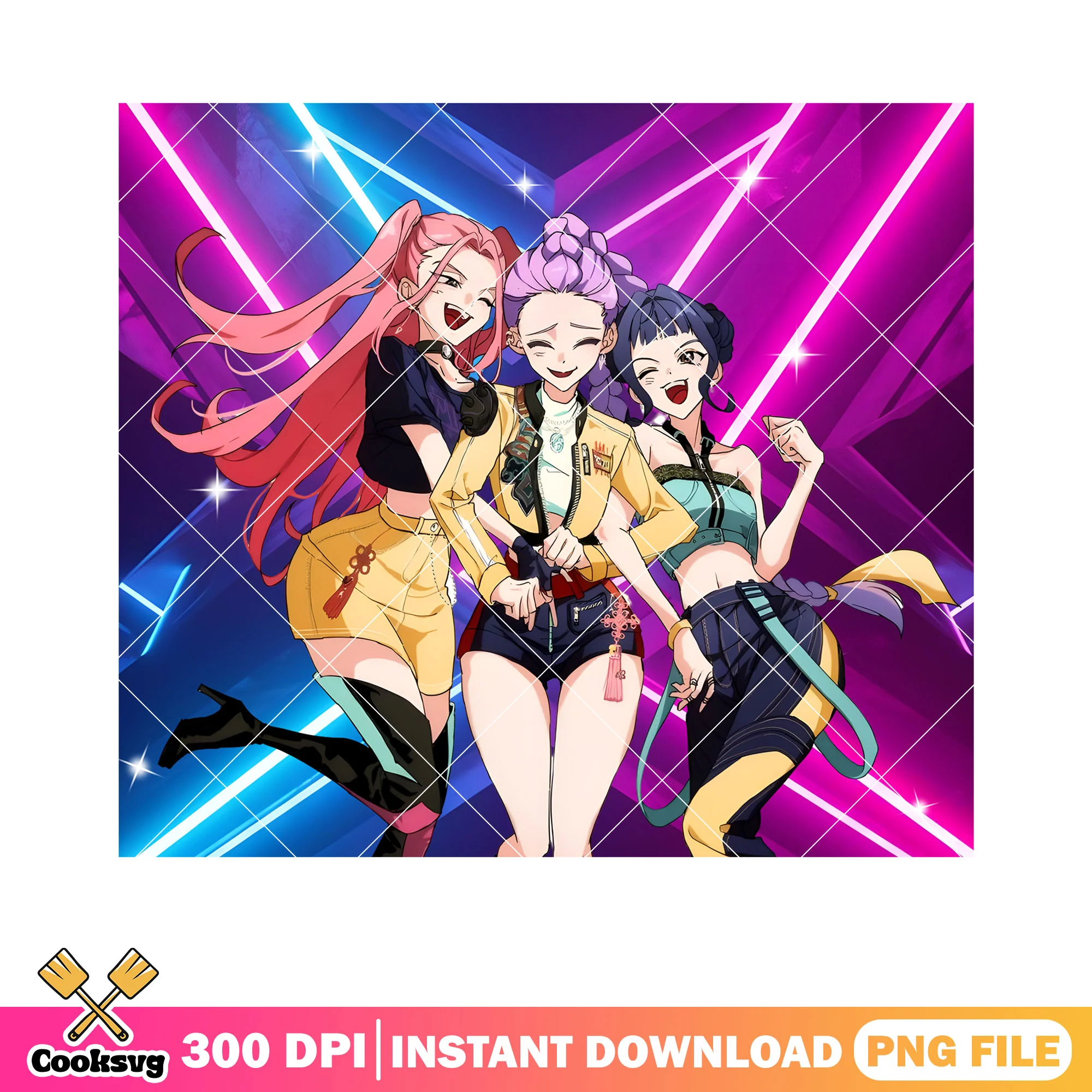 Pop star huntrix girl png tumbler, kpop huntrix png, kpop netflix png