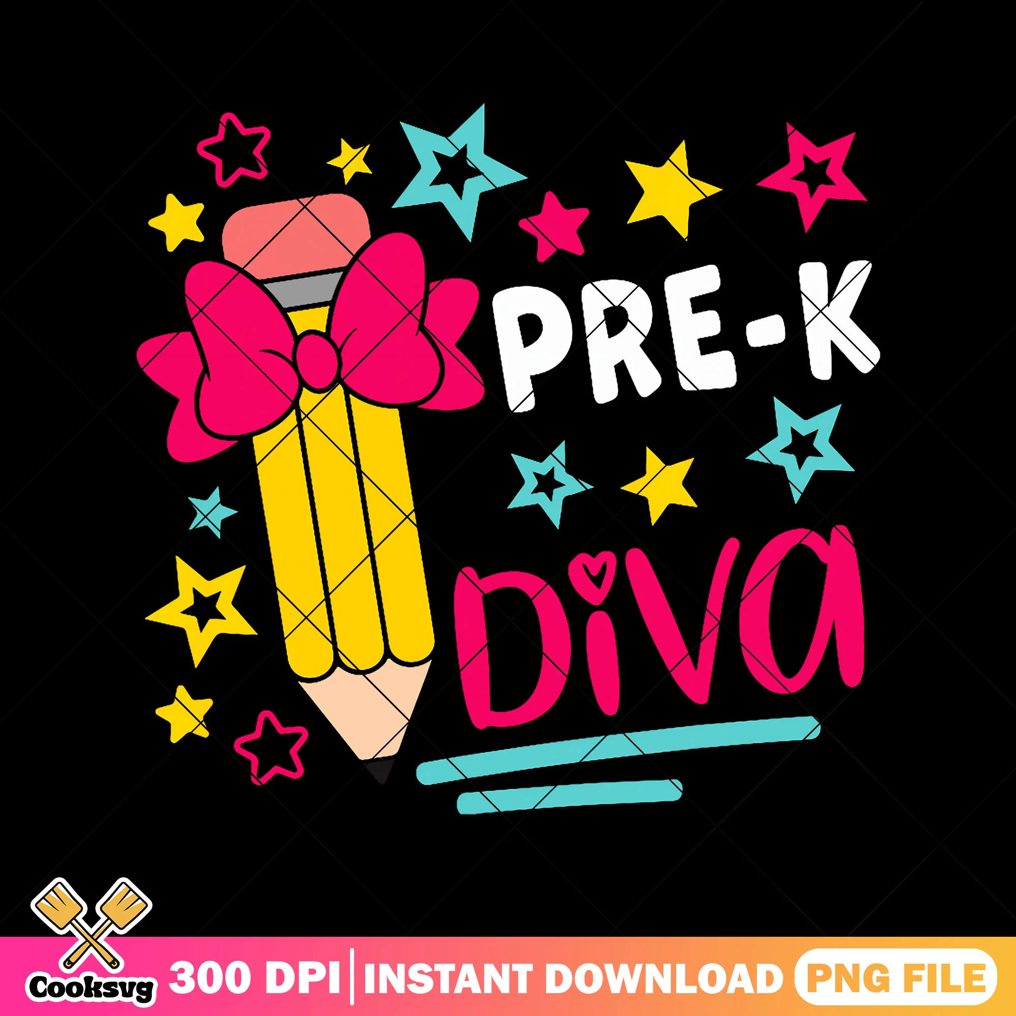 Pre-k diva design file png, yellow pencil png, when is back to school png