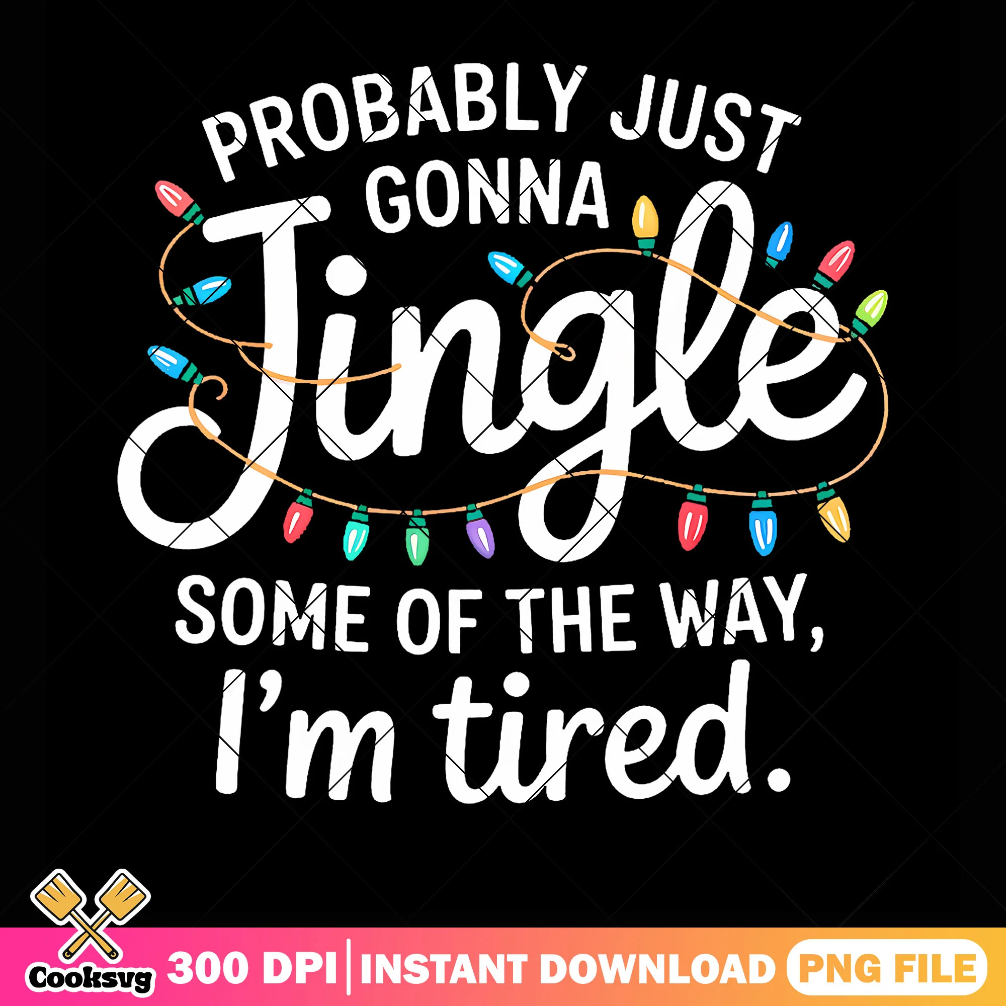 Probably just gonna jingle png, christmas png, stringlight png