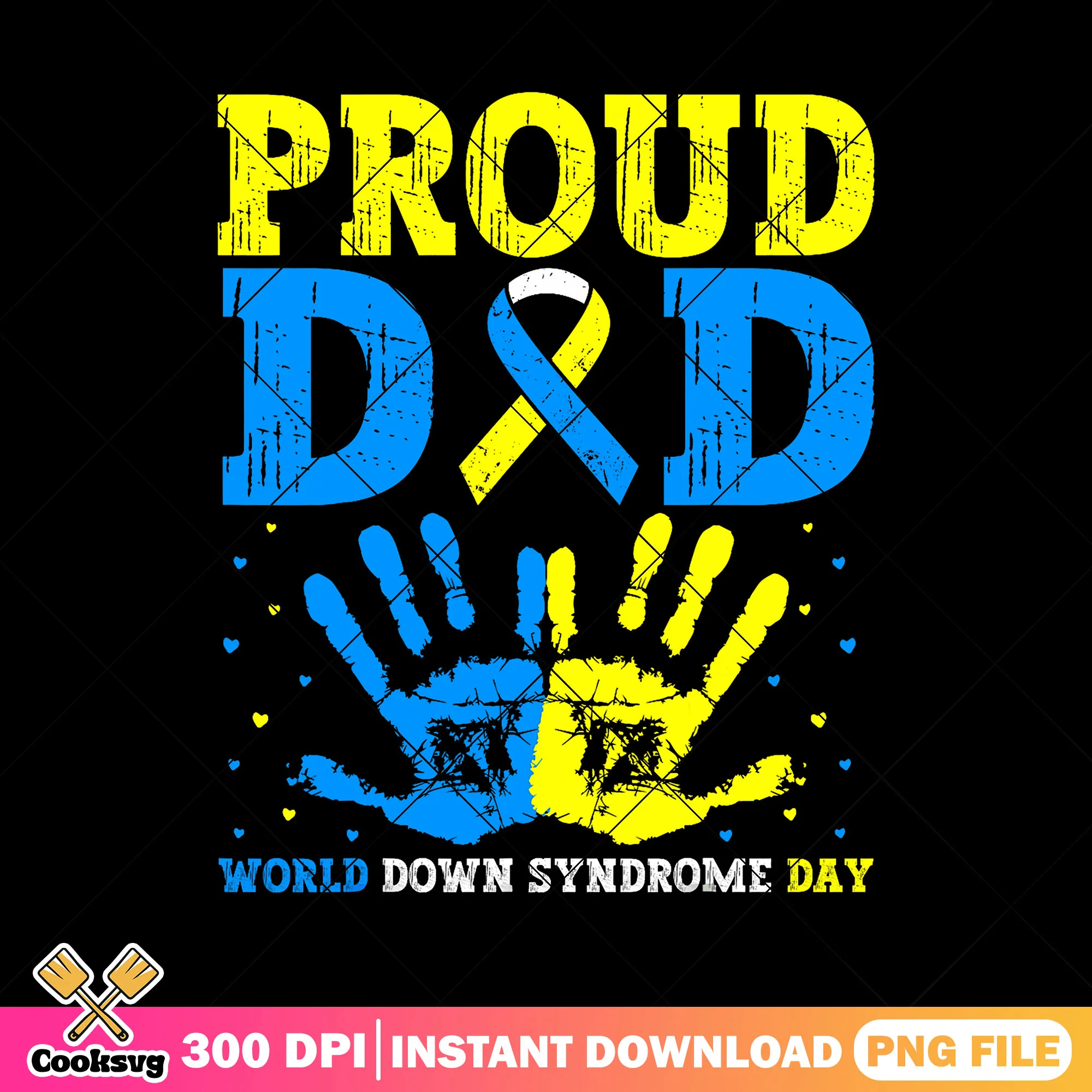 Proud dad world down syndrome day png, down syndrome png, family supports png