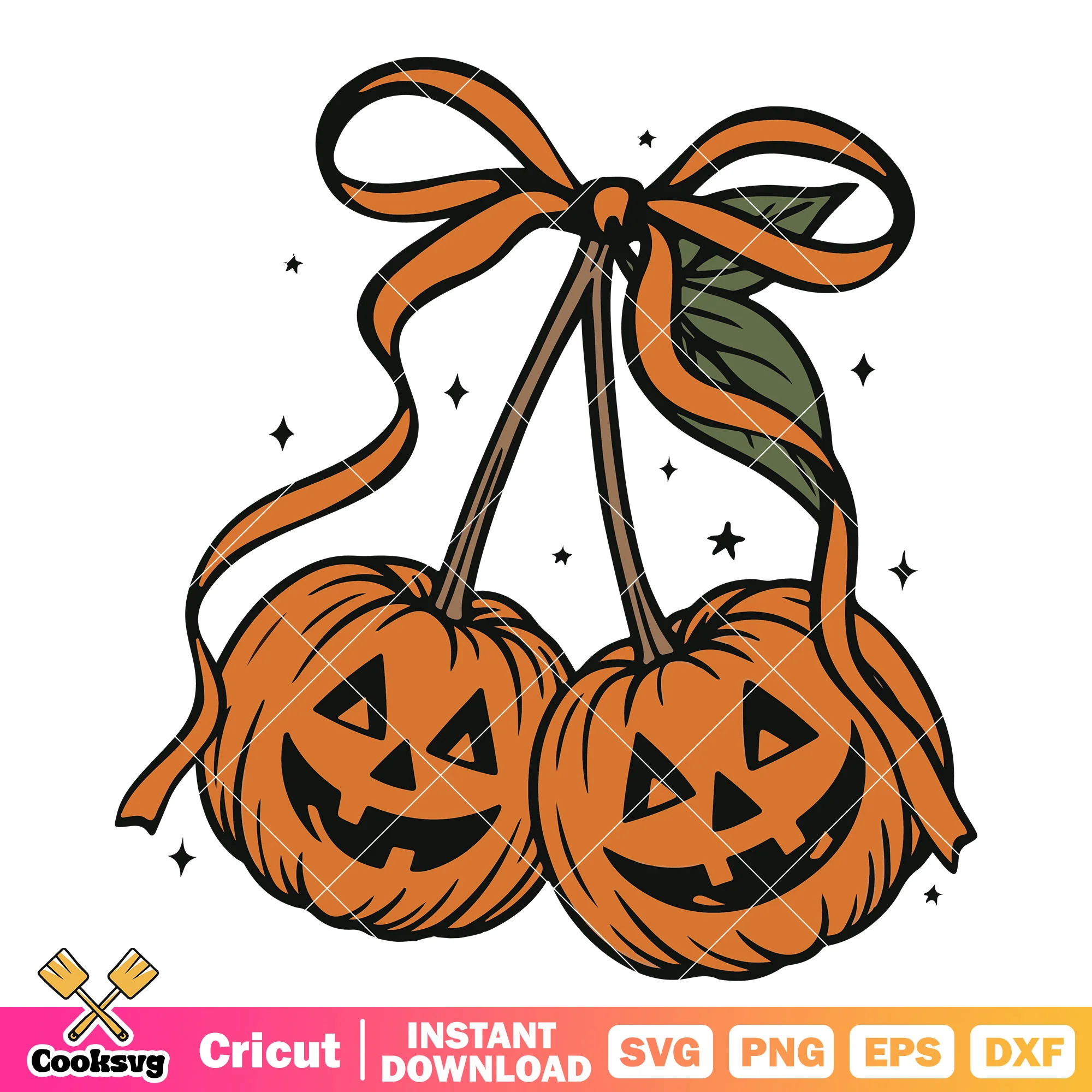 Pumpkin bow tie file svg, bow halloween svg, halloween pumpkin svg