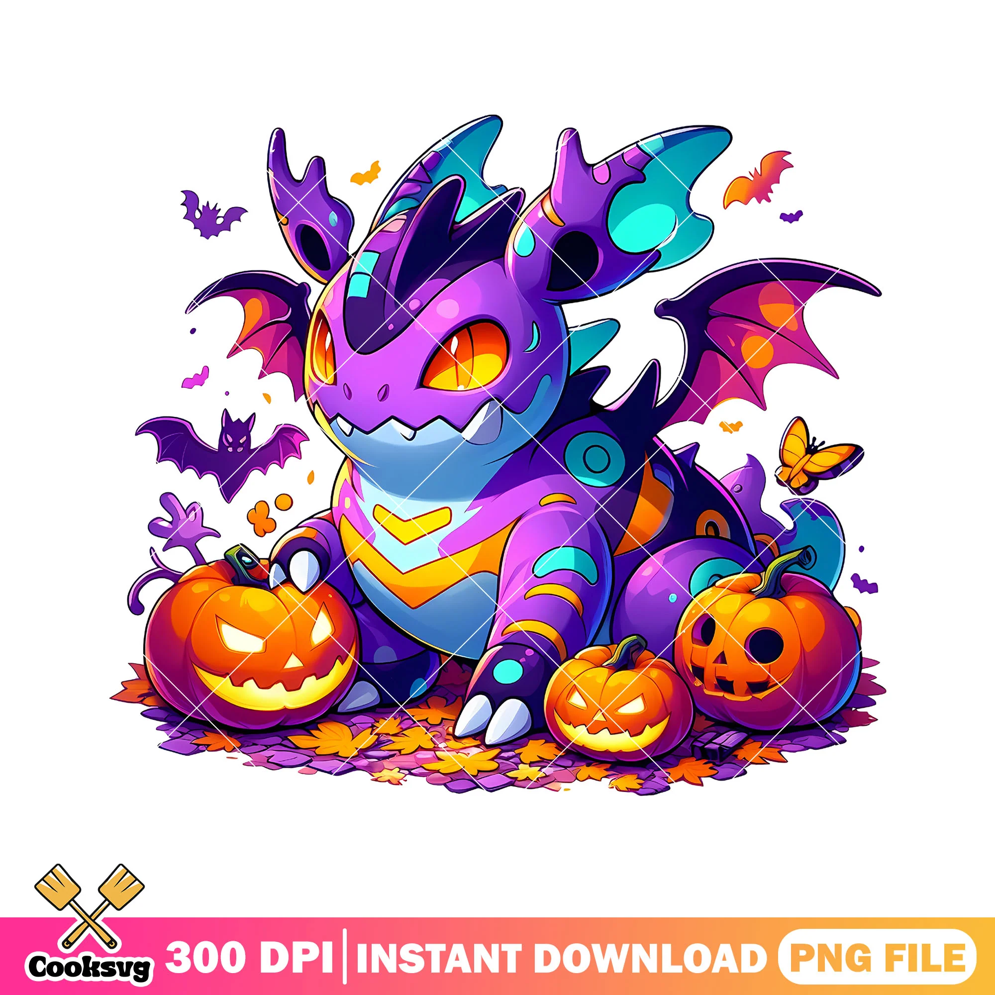 Pumpkin Dragon Scene png, cartoon movie png, halloween custome png