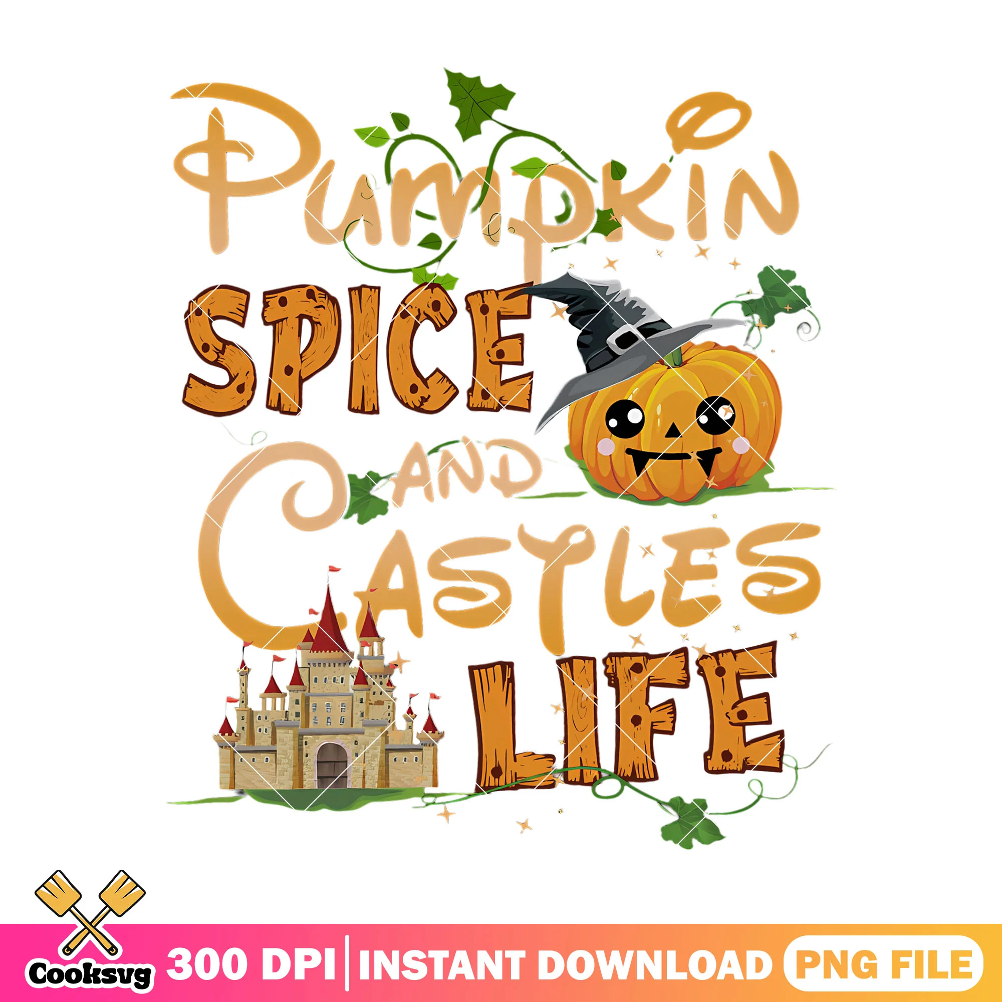 Pumpkin spice castle png, pumpkin castle png, pumpkin halloween png