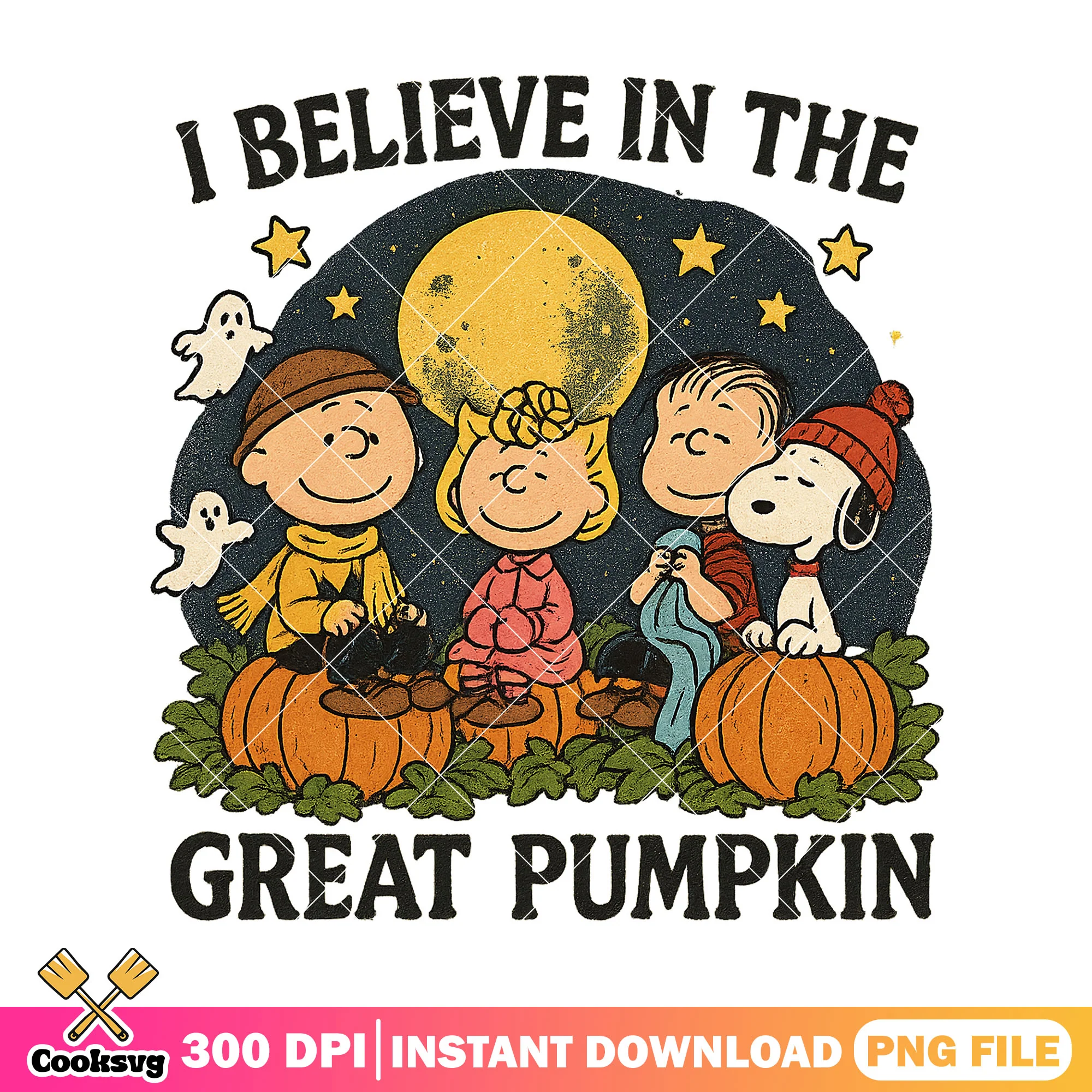 Pumpkin spirit snoopy png, snoopy halloween png, halloween pumpkin png