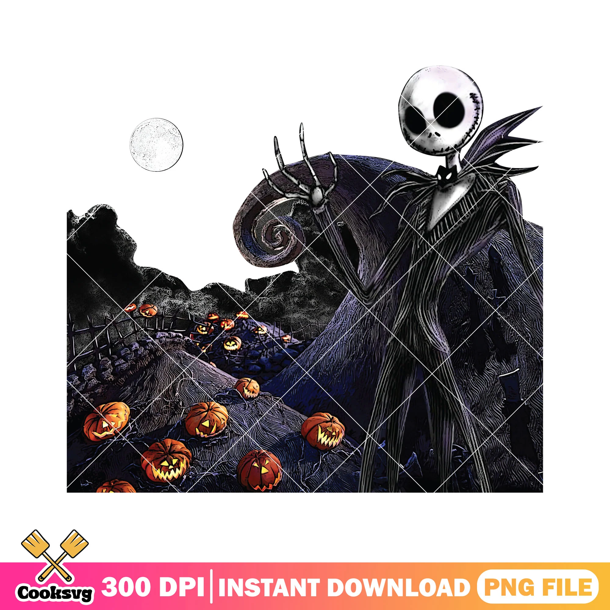 Pumpkin street and jack png, happy jack png, halloween disney png