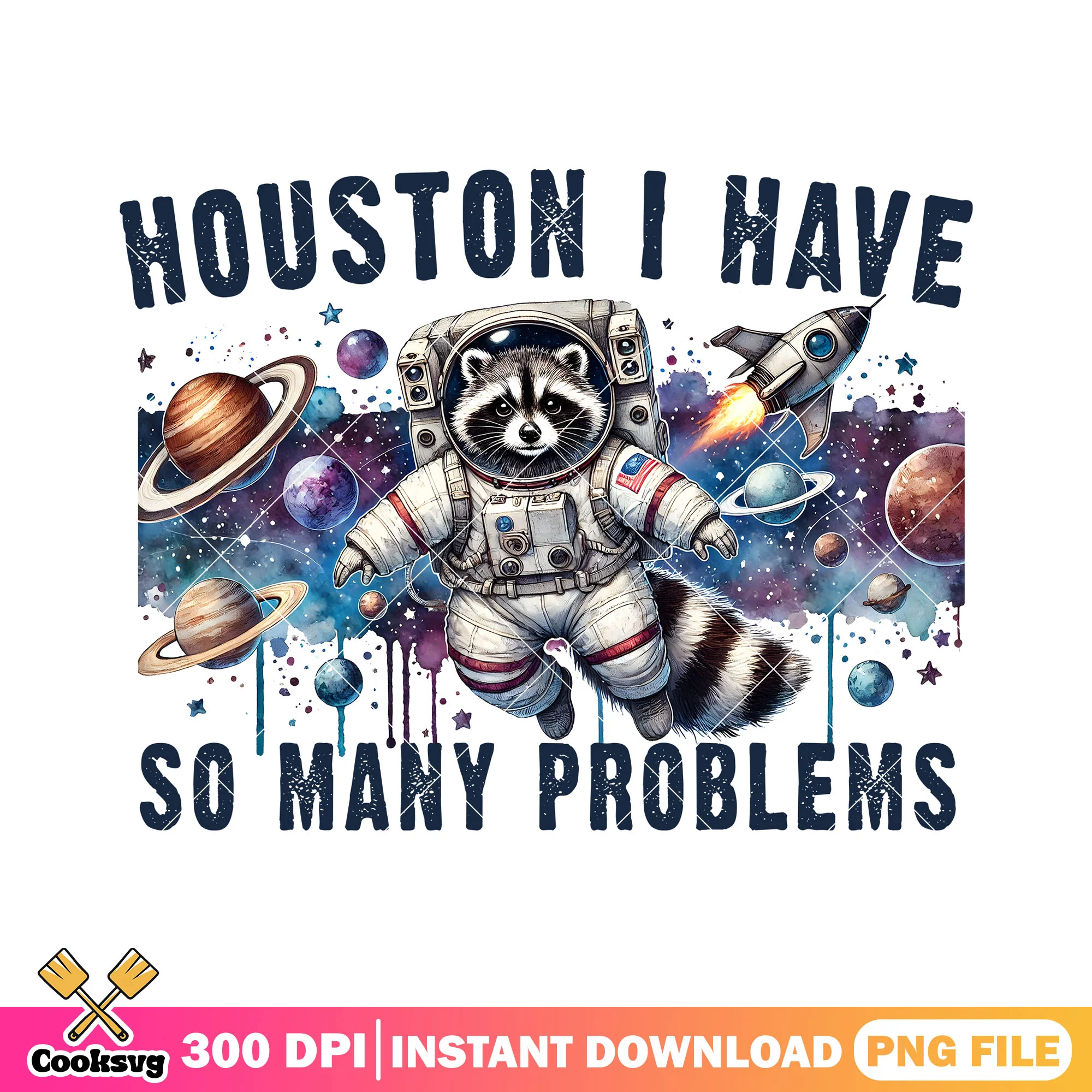 Raccoon moon space design png, halloween custome png, halloween png