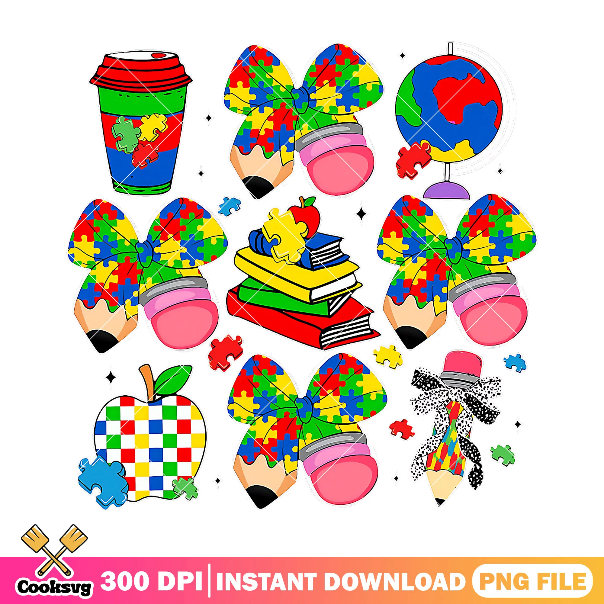 Rainbow color supplies png, when is back to school png, school art png