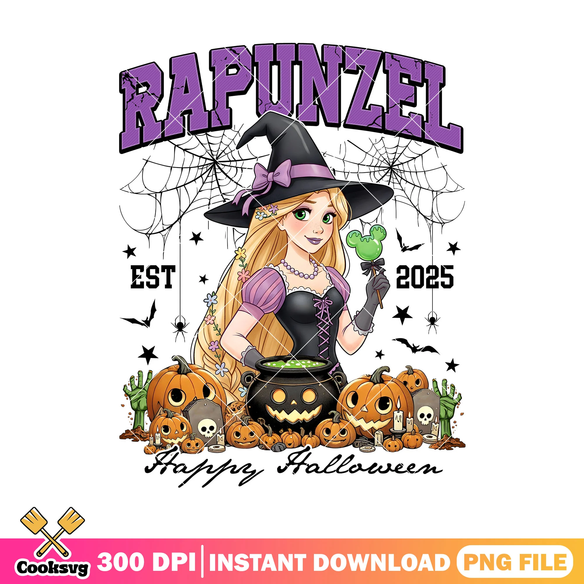 Rapunzel the witch png, halloween princess png, disney rapunzel png