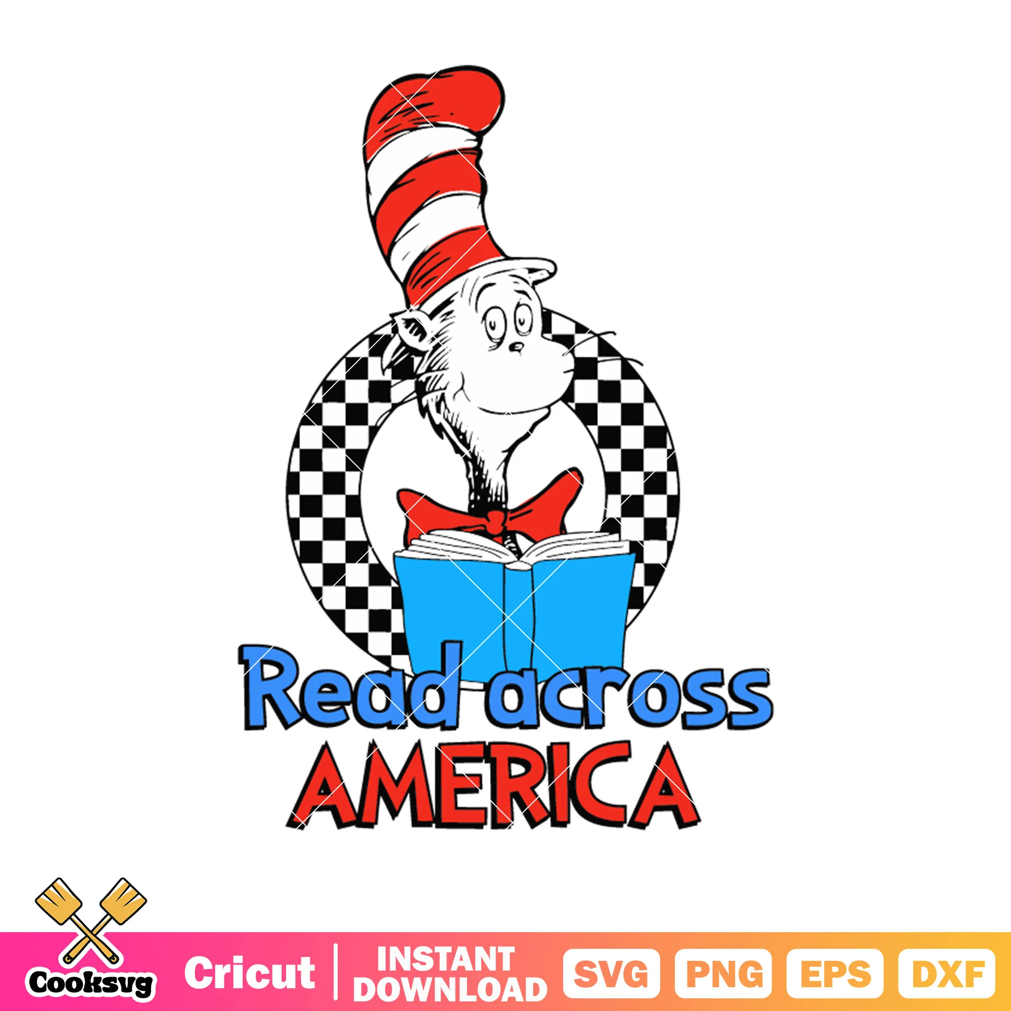 Read across america dr seuss svg, dr seuss read svg, dr seuss svg