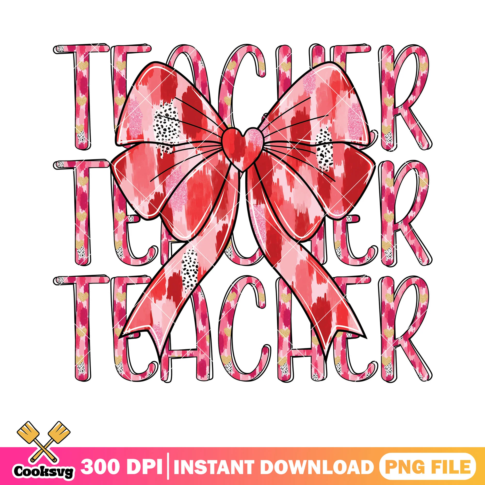 Red bow teacher valentine png, valentine bow png, valentine season png