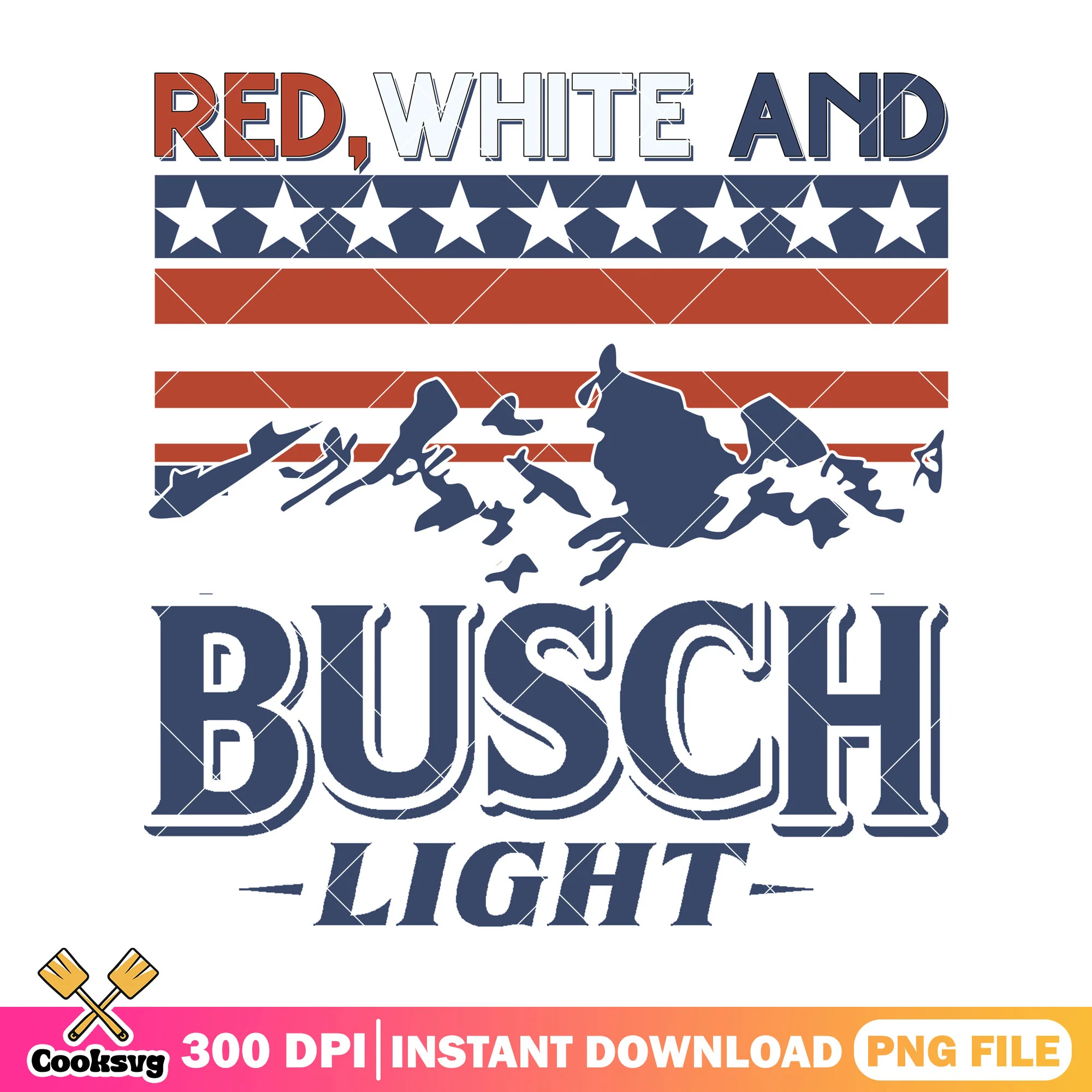 Red white and busch png, busch light png, busch light logo png