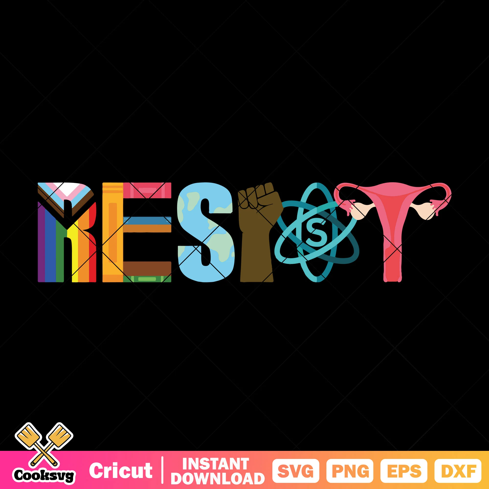Resists Black Lives Matter svg, resists svg, black lives matter svg