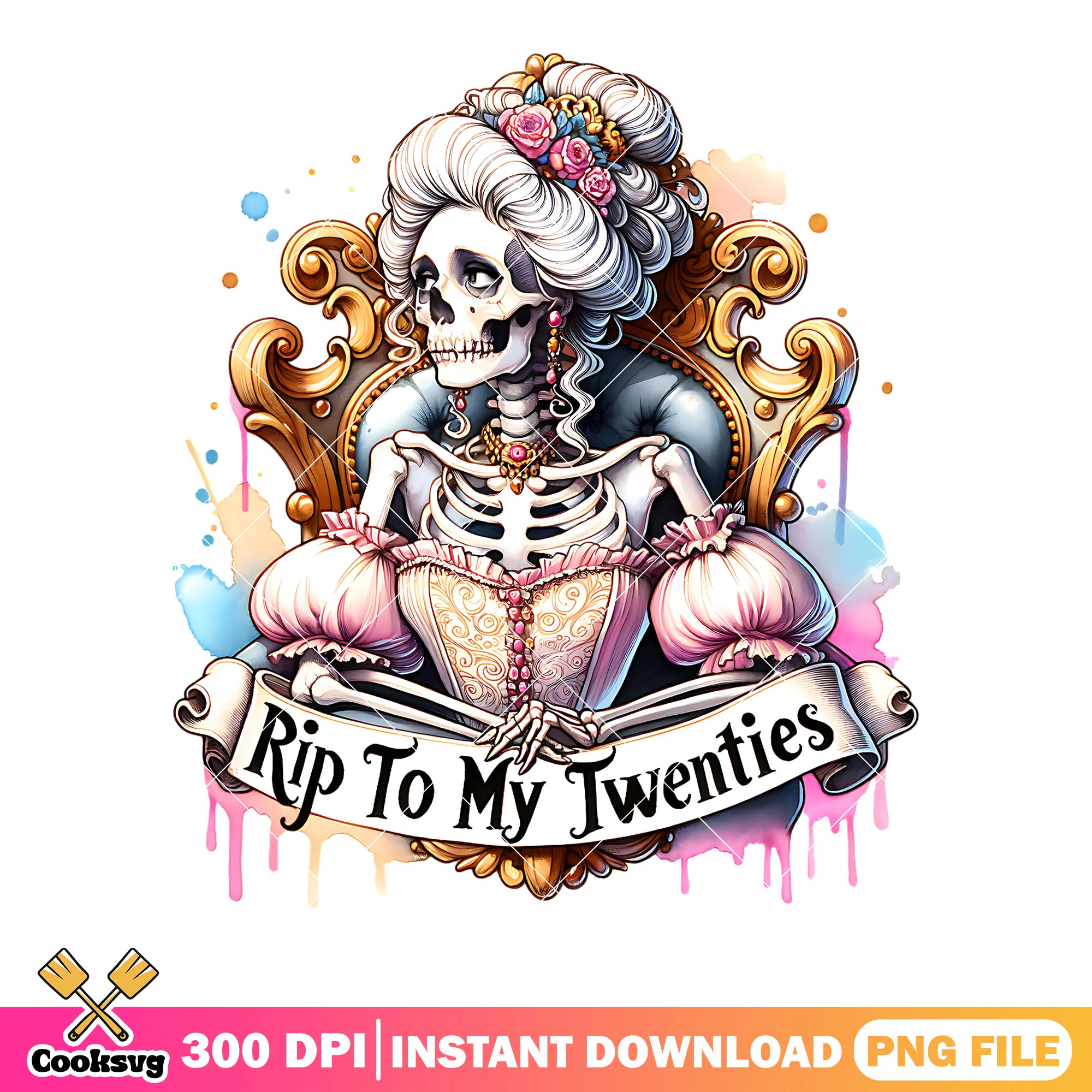 Rip to my twenties png, skeleton costumes png, scary halloween png