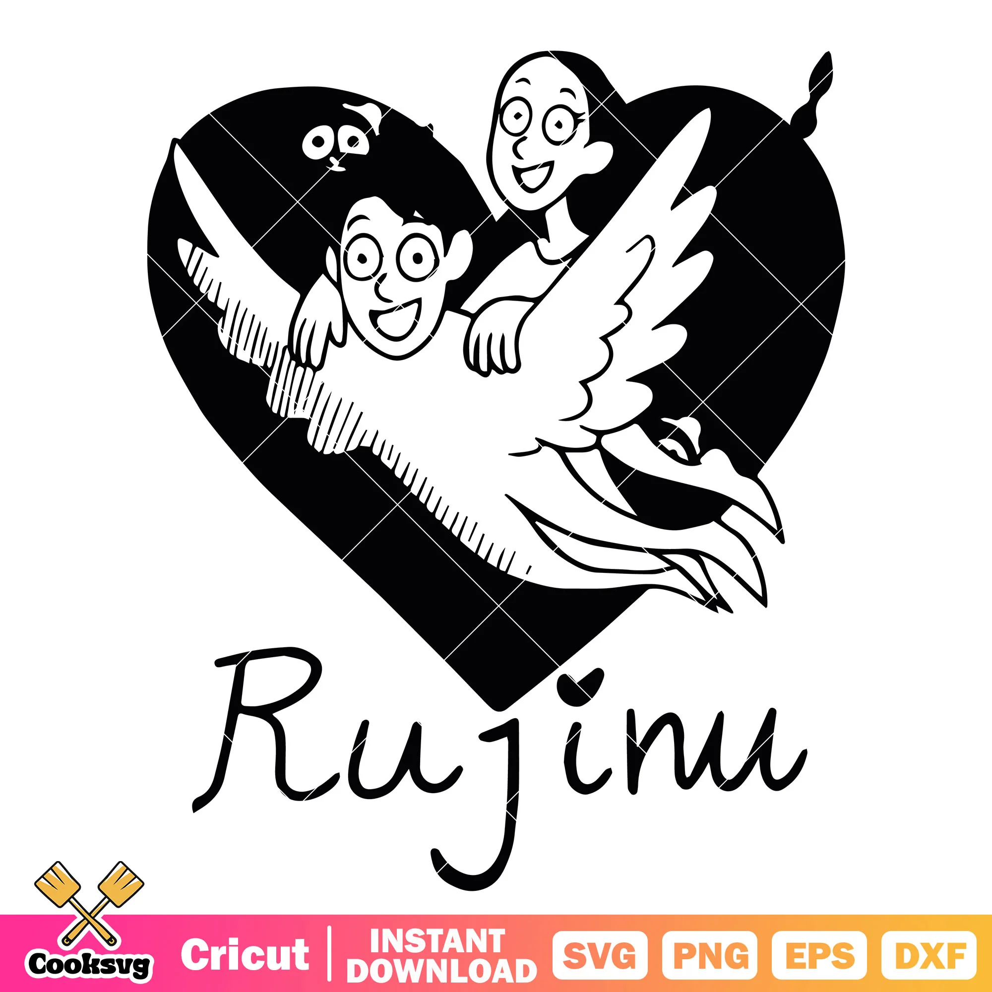 Rumi jinu fall in love svg, rumi jinu svg, jinu saja boys svg