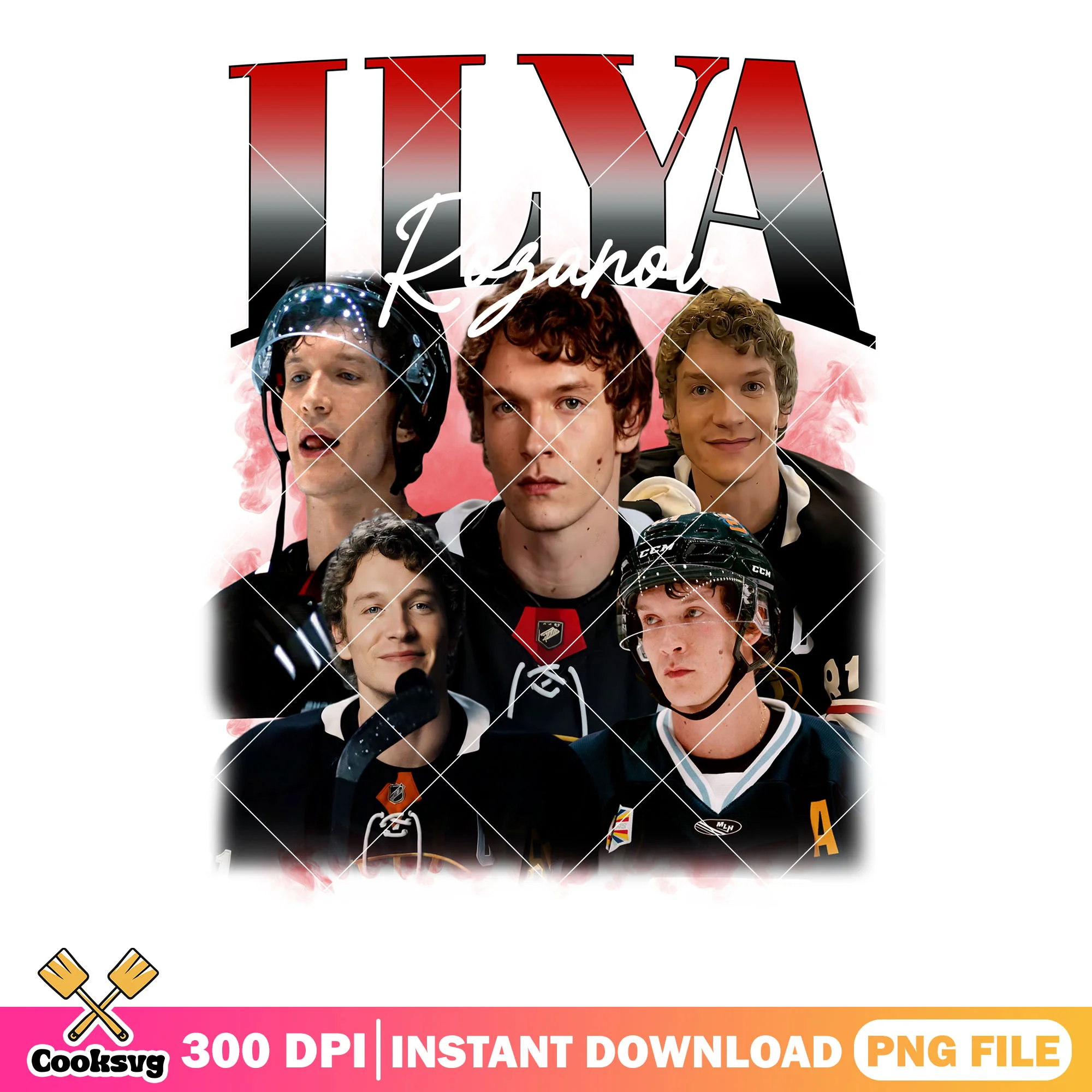 Russia hockey player ilya png, razanov team png, ilya razanov png