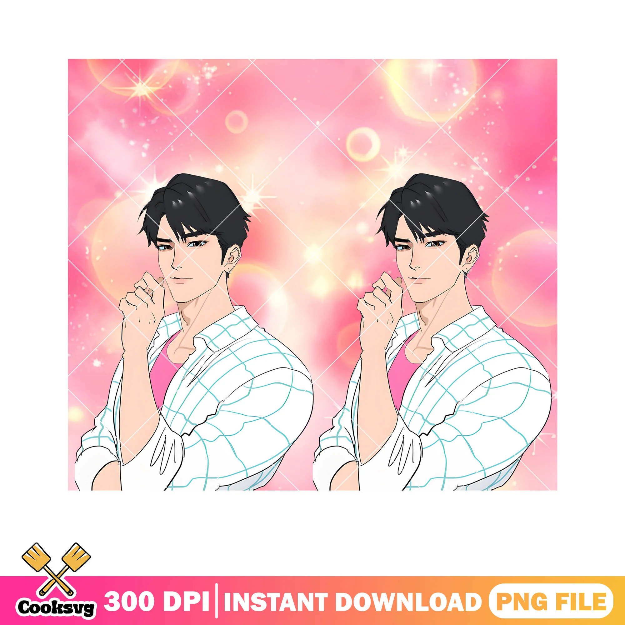 Saja boy pink poster png, members saja kpop png, visul boyfriend png