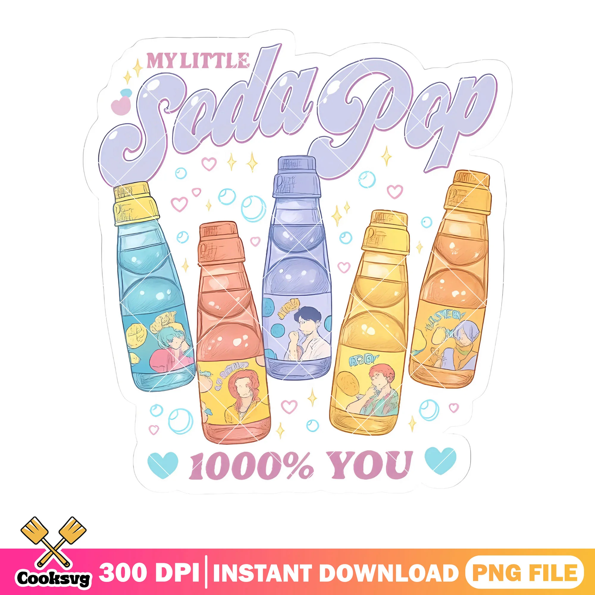 Saja boys buble drinks png, saja boys band png, soda pop png
