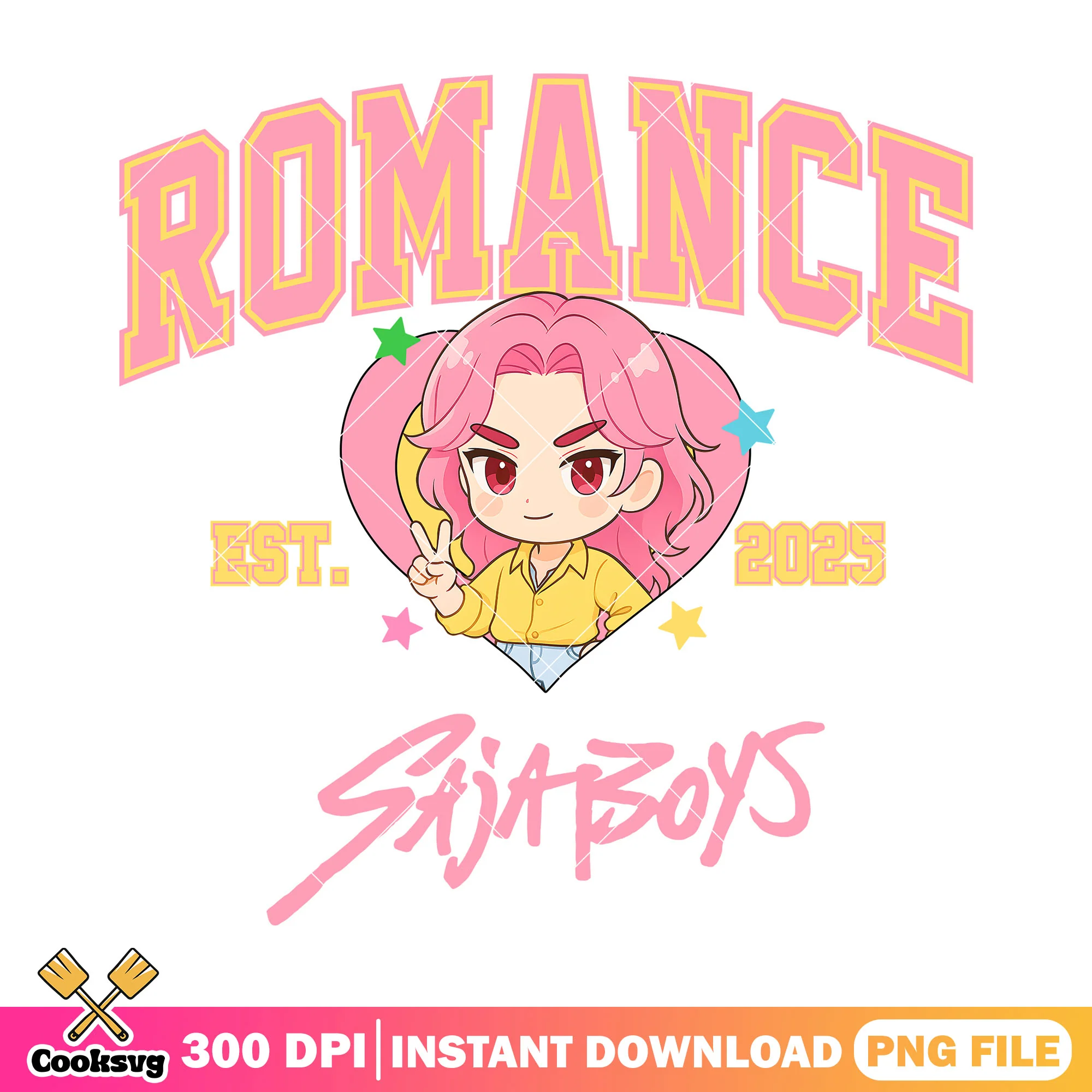 Saja boys est 2025 romance png, romance saja png, kpop hunters png