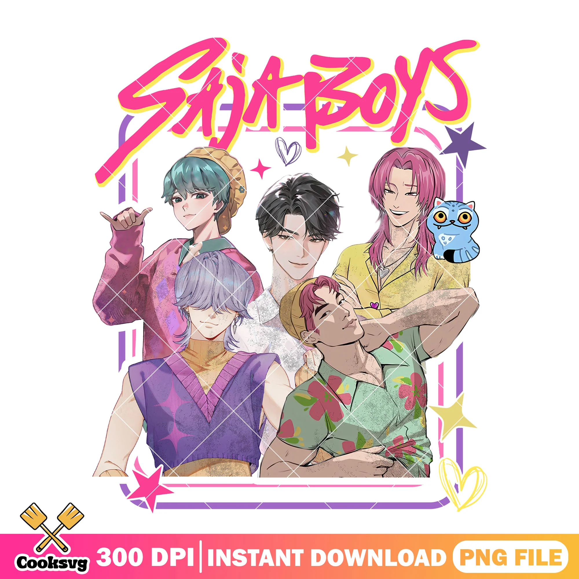 Saja demon boys png, kpop demon hunters png, kpop saja png