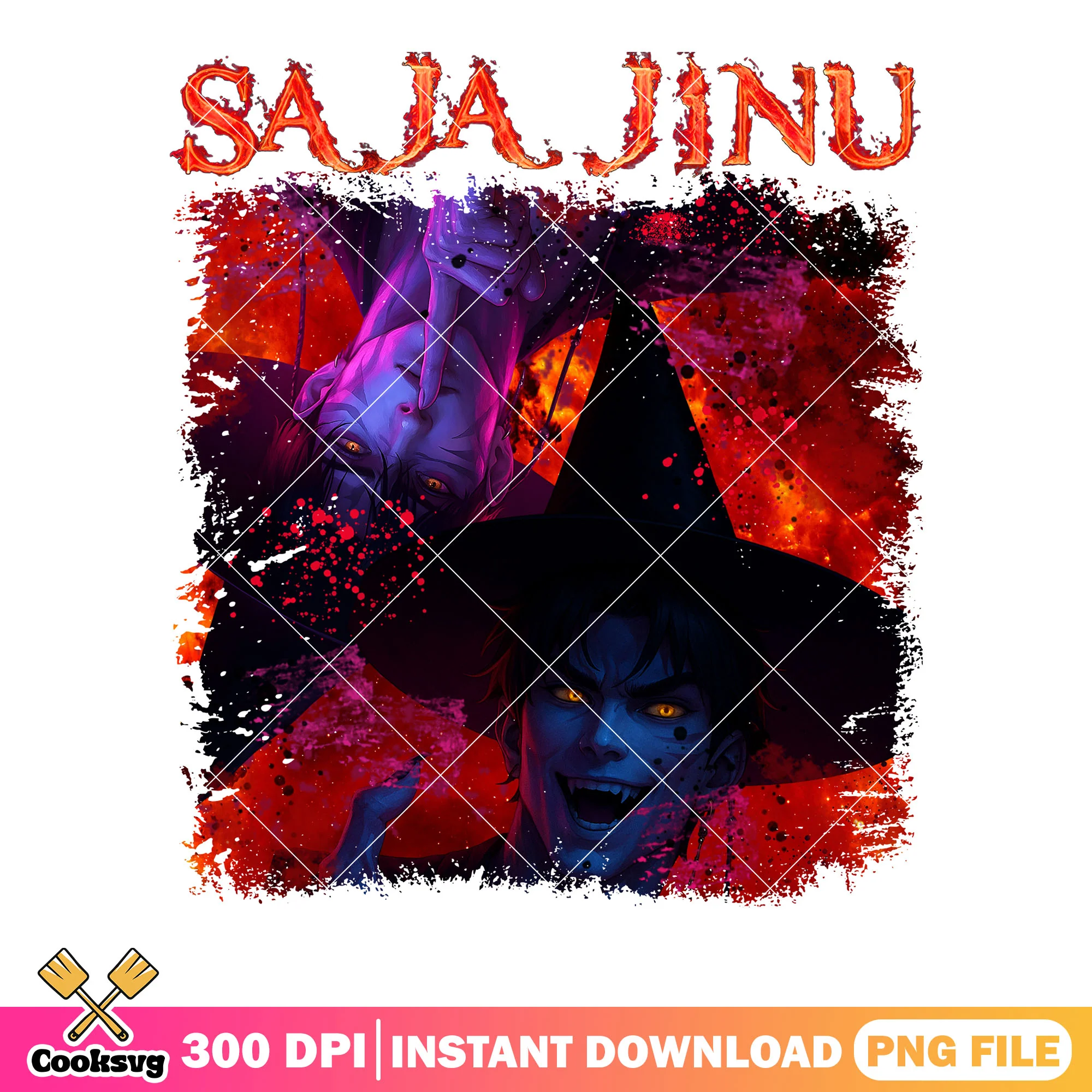Saja jinu fire demon png, kpop demon hunters png, huntrix kpop png