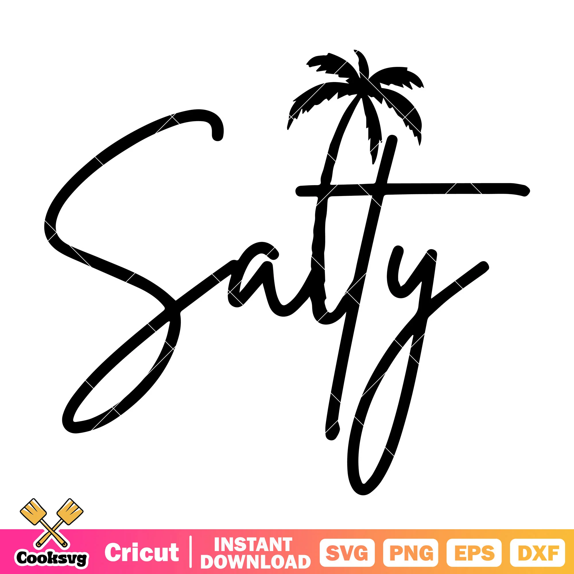 Salty summer vibes svg design, salty summer svg, summer vibes svg