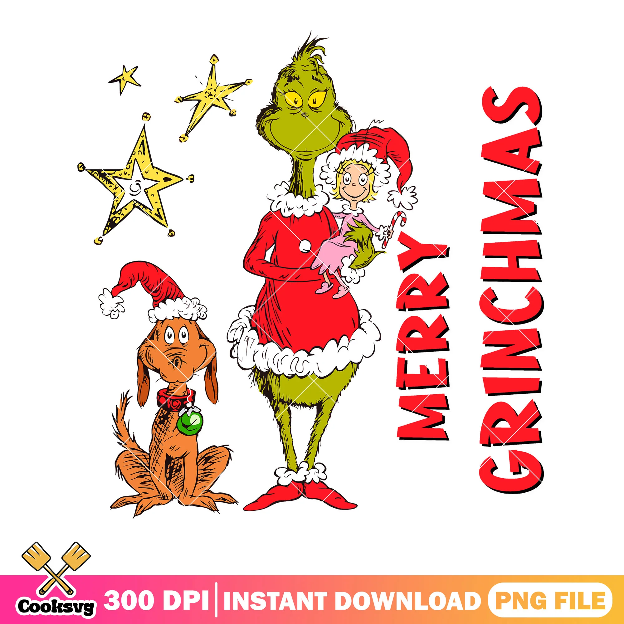 Santa costume grinch png, merry grinchmas png, cindy lou who png