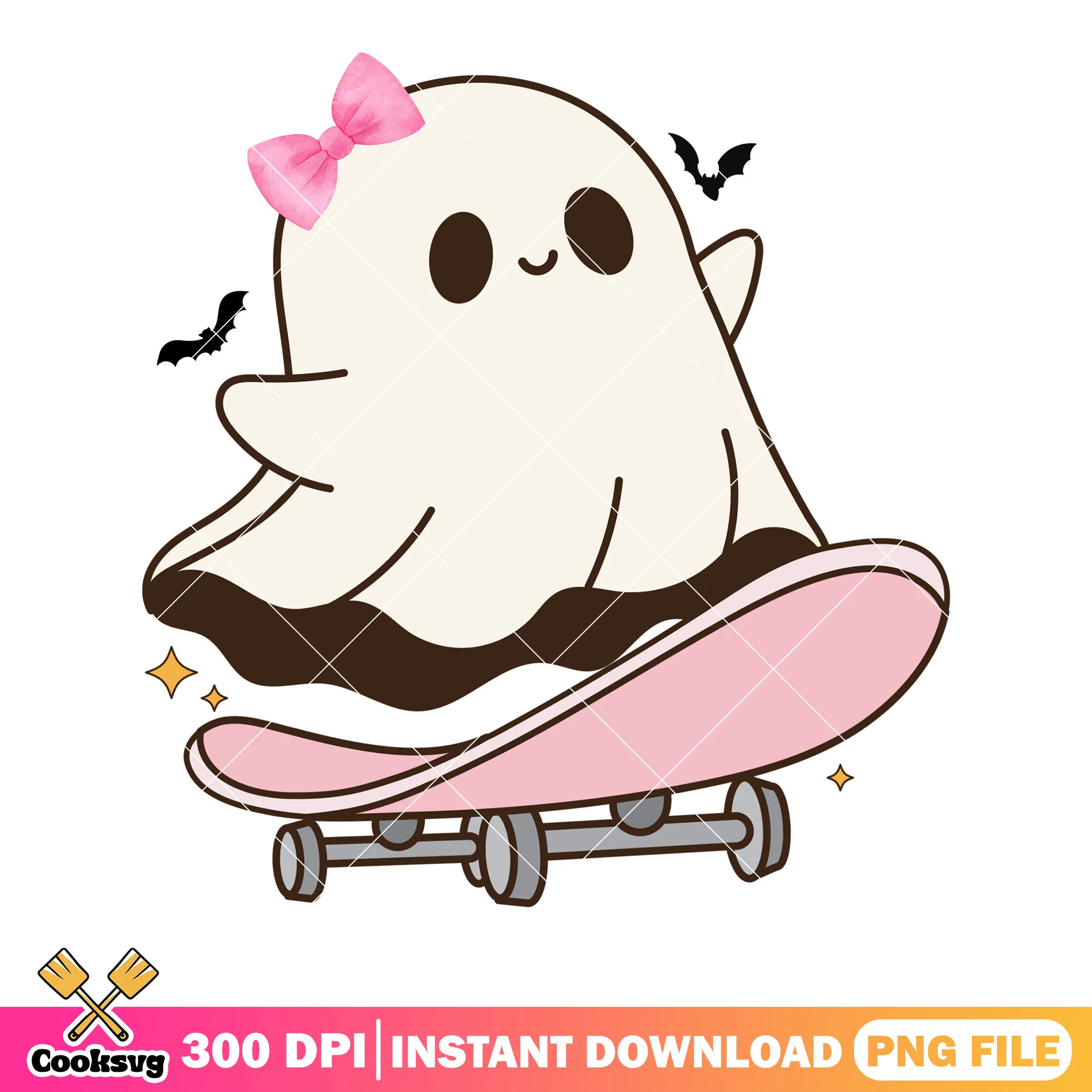 Scary bats skateboard png, yellow star png, scary night png