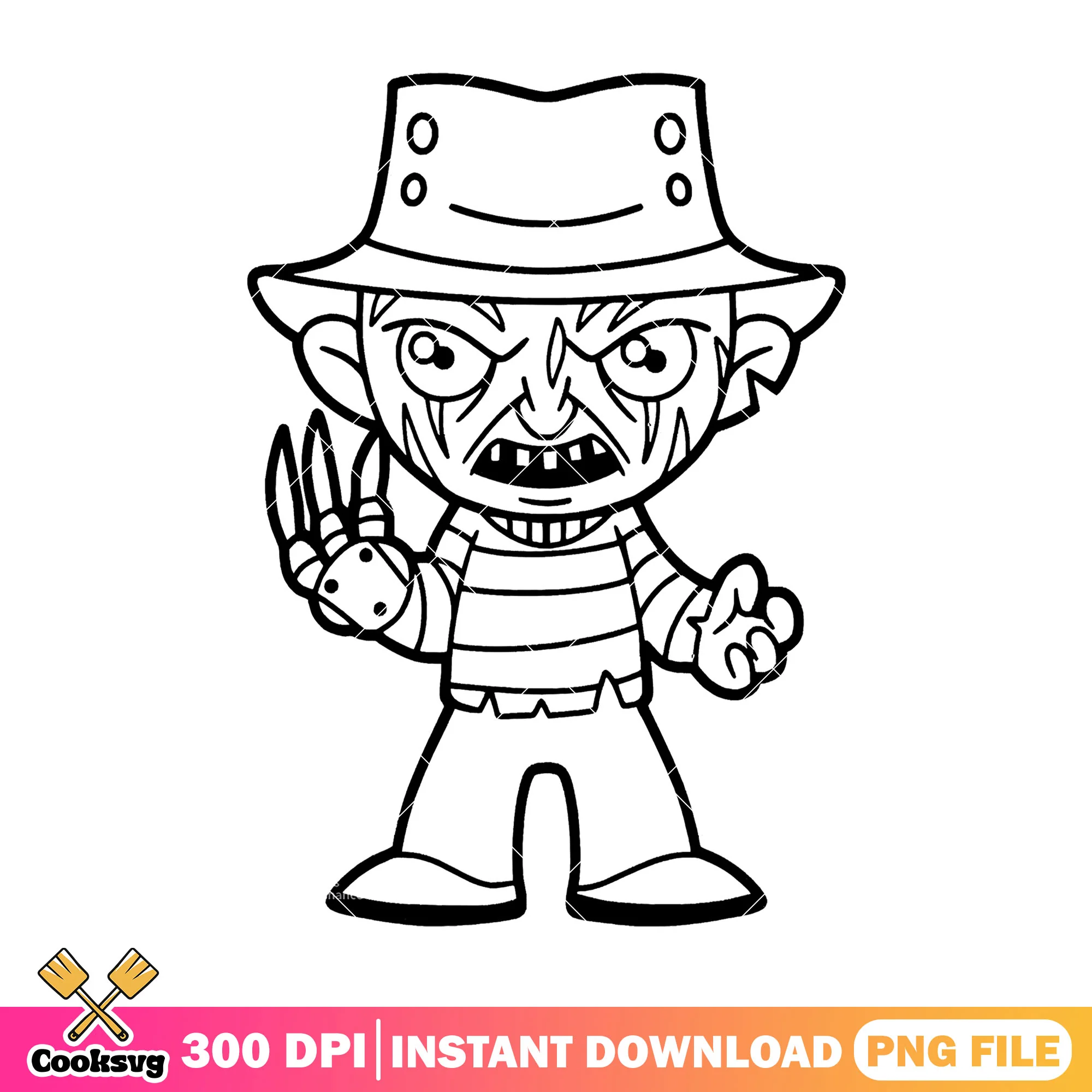 Scary pictures freddy kueger png, scary halloween movies png