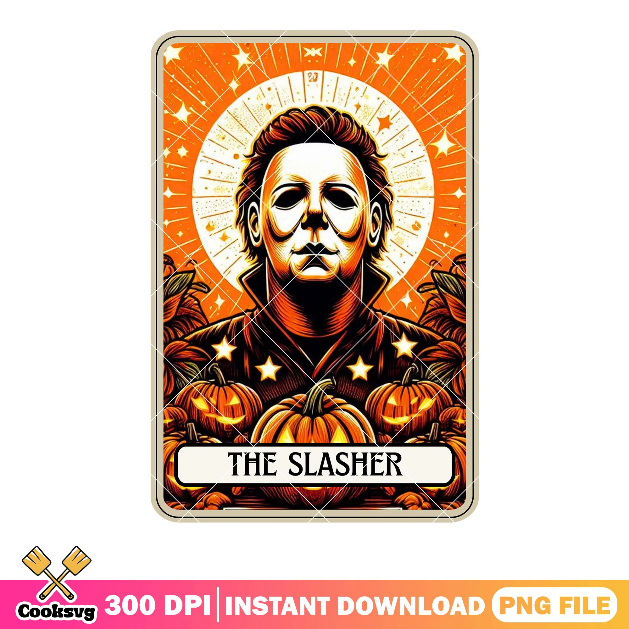 Scary Pumpkin garden png, michael myers png, jack o lantern png