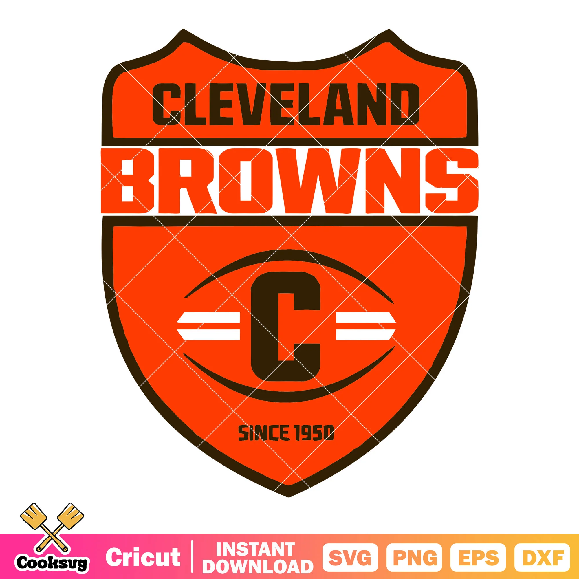 Shield logo cleveland nfl team svg, browns logo svg, afc north svg