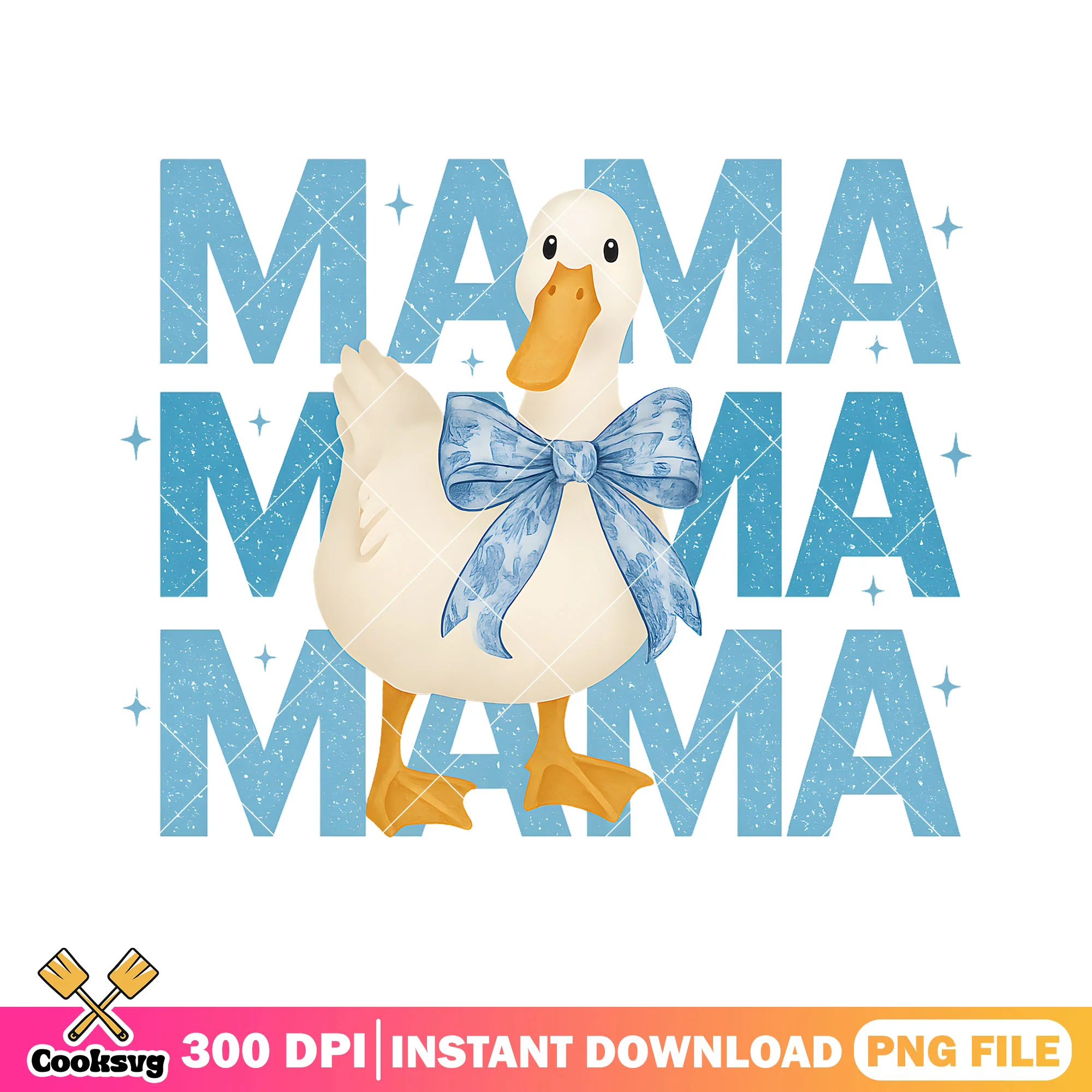 Silly goose bow tie mama png, silly goose png, mama goose club png