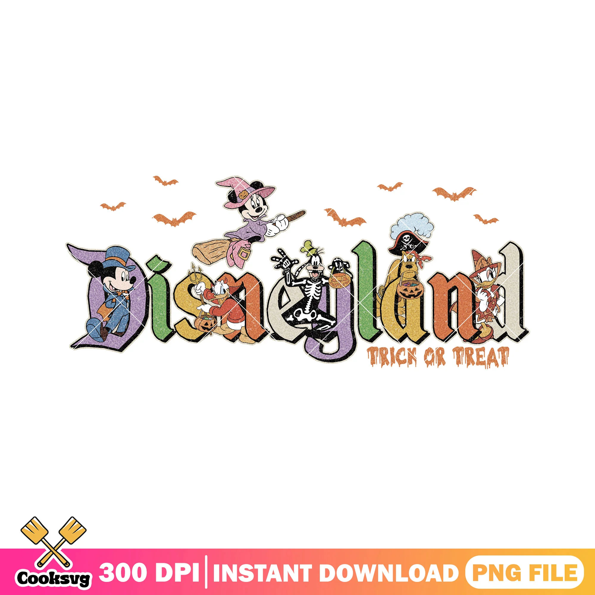Silly mouse spooky disney png, disney land png, happy halloween png