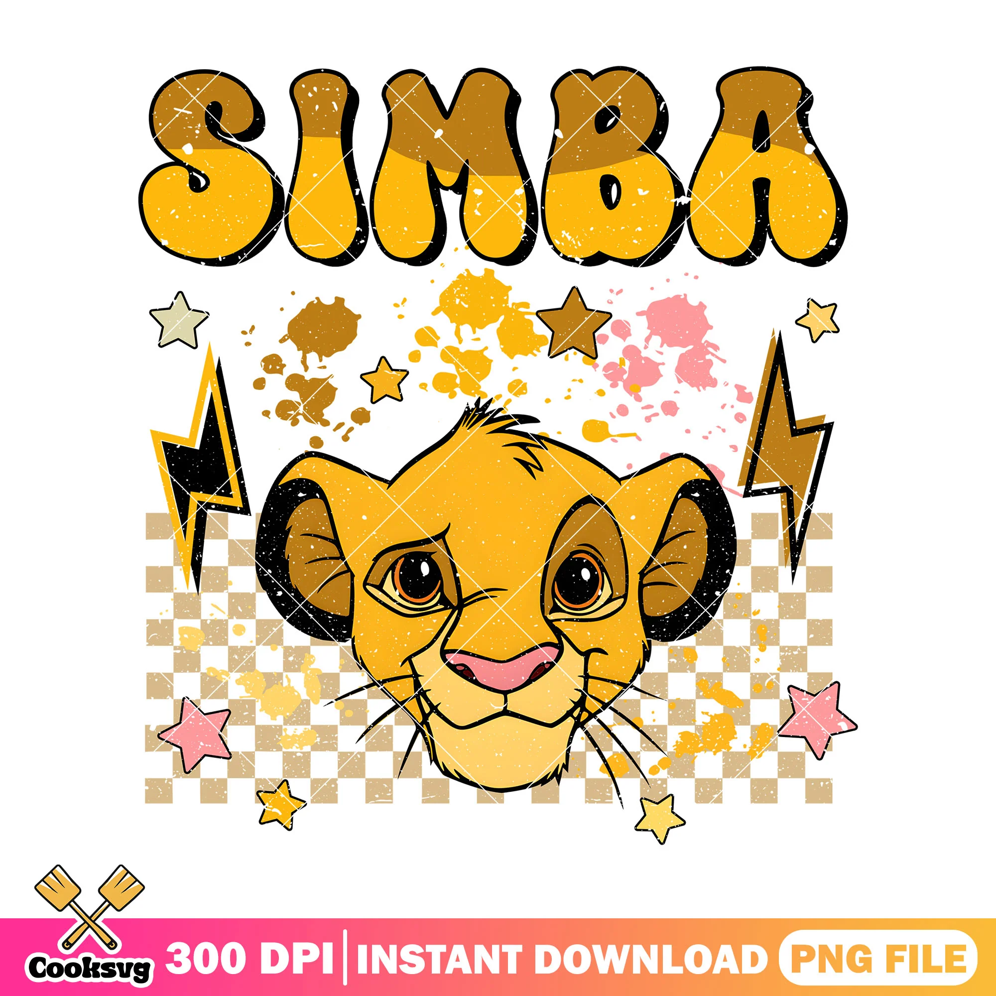 Simba disney head vibes png, disney lion king png, disney head png