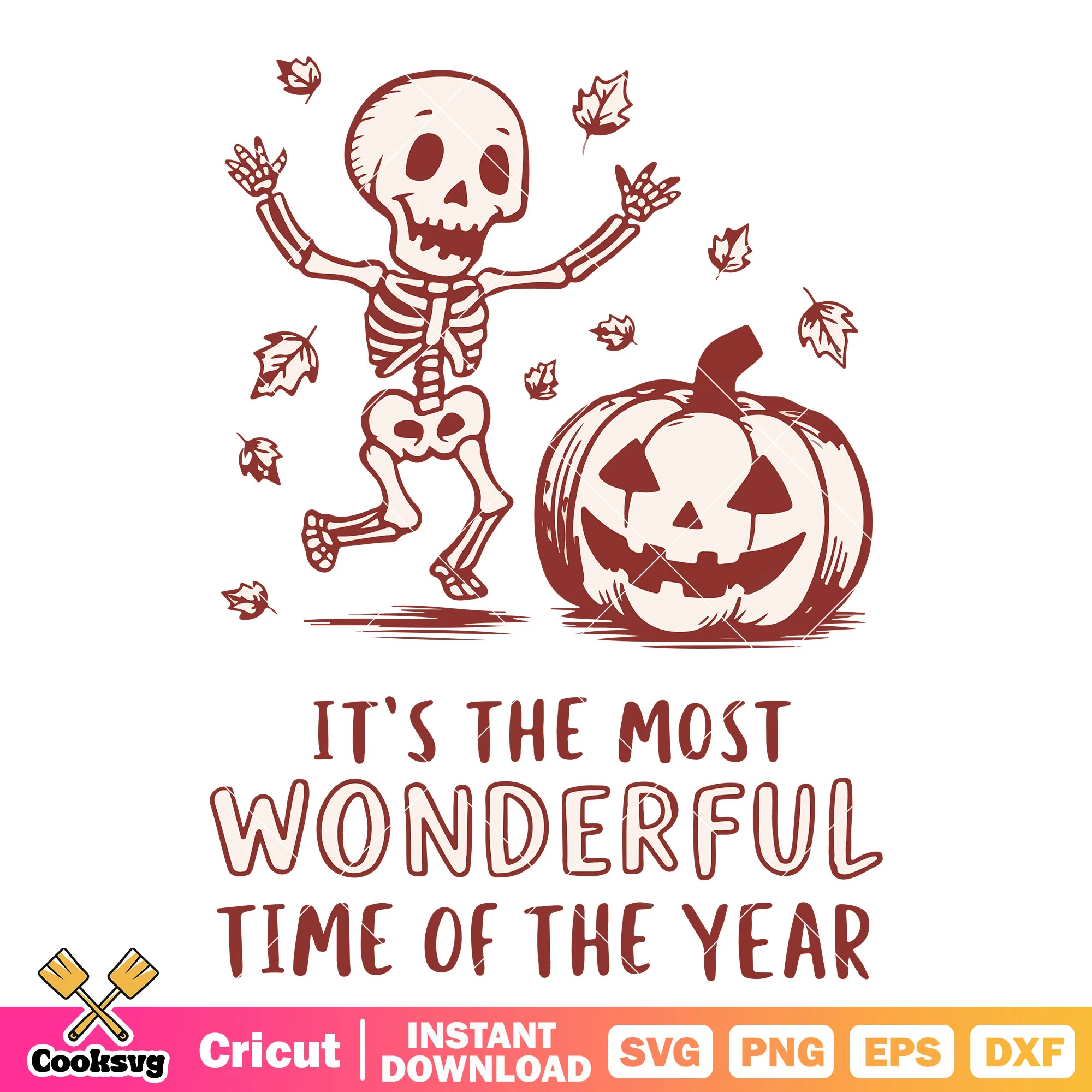 Skeleton pumpkin halloween svg, halloween time svg, halloween season svg