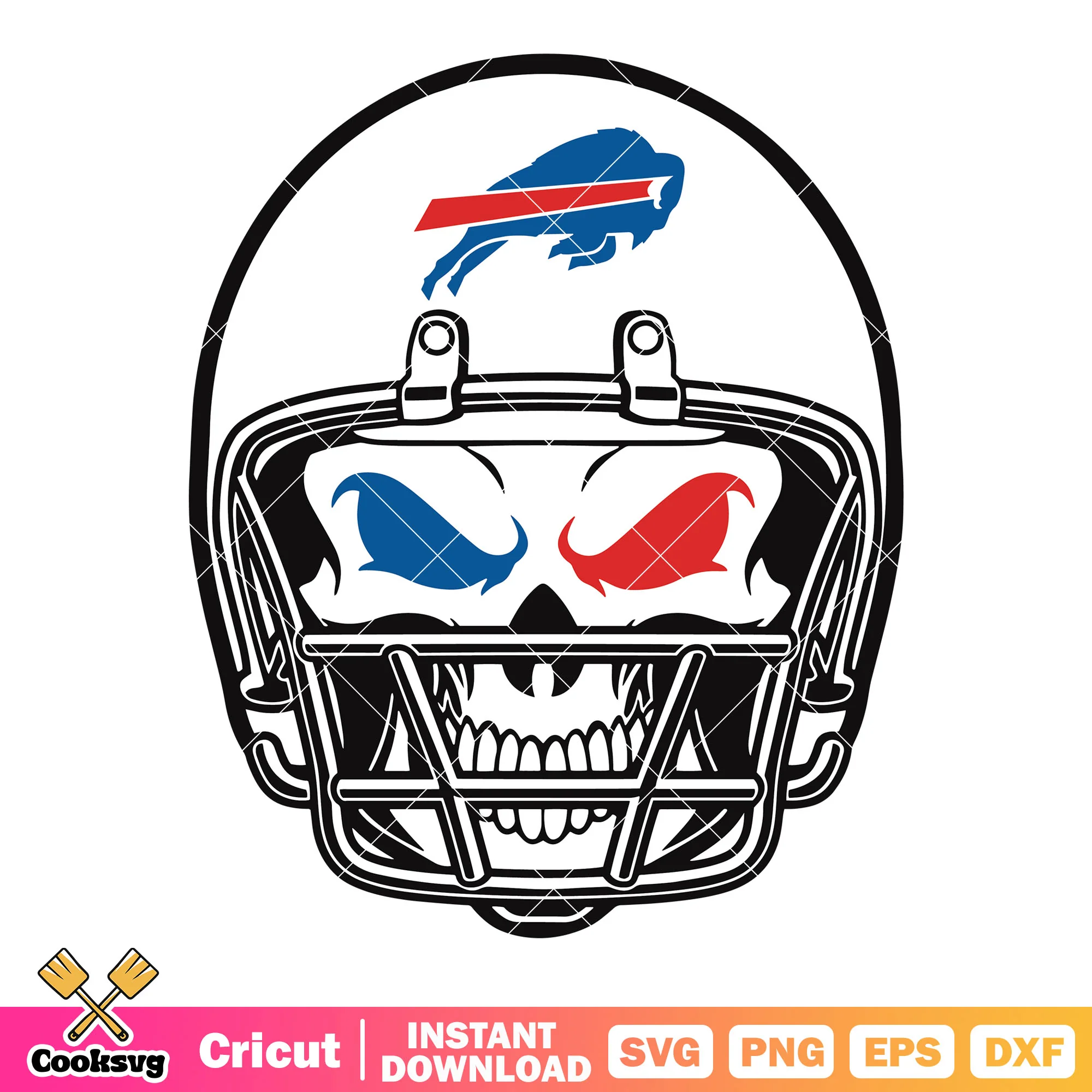 Skull skeleton bills svg, nfl helmets svg, buffalo bills svg