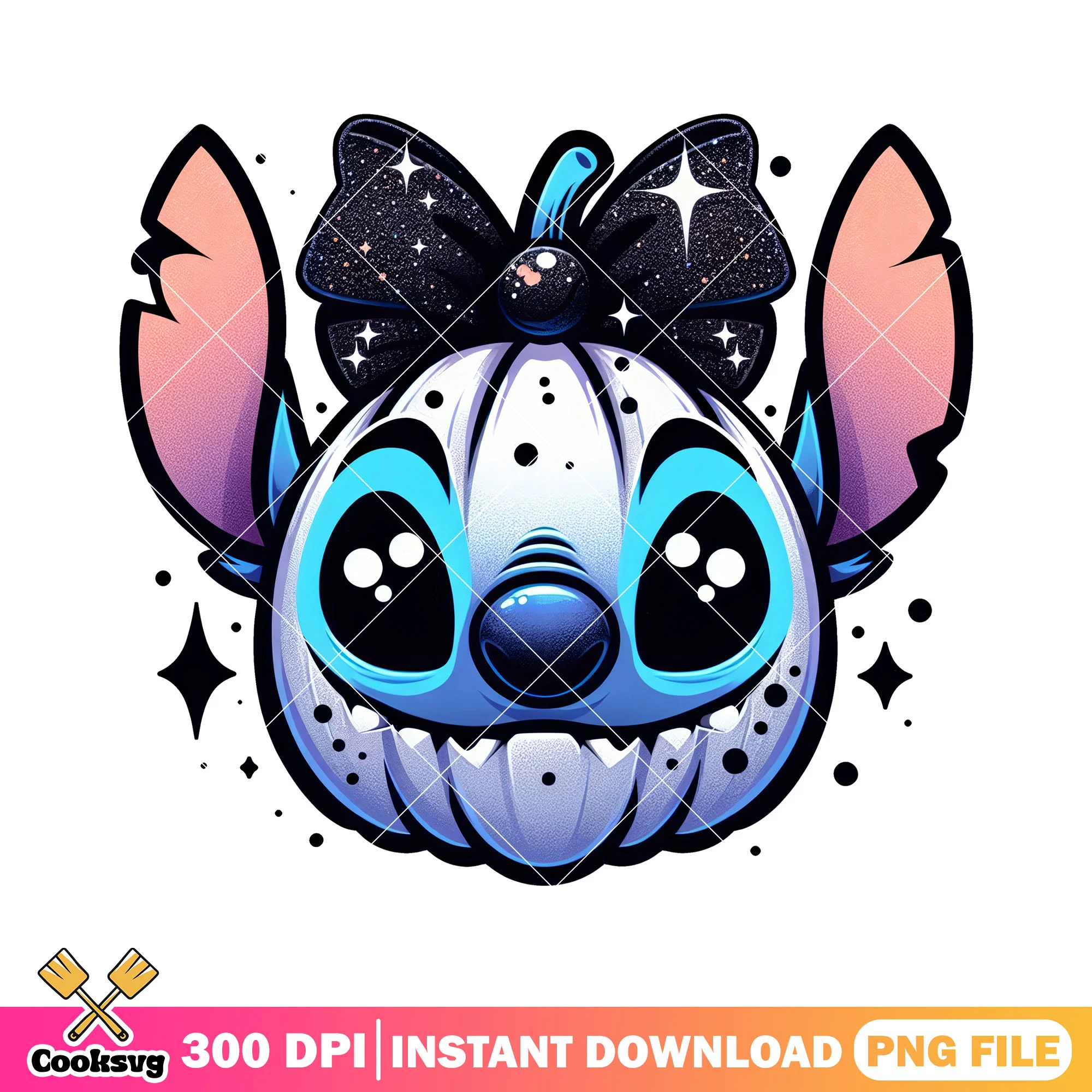Skull stitch halloween png, halloween movie png, disney characters png