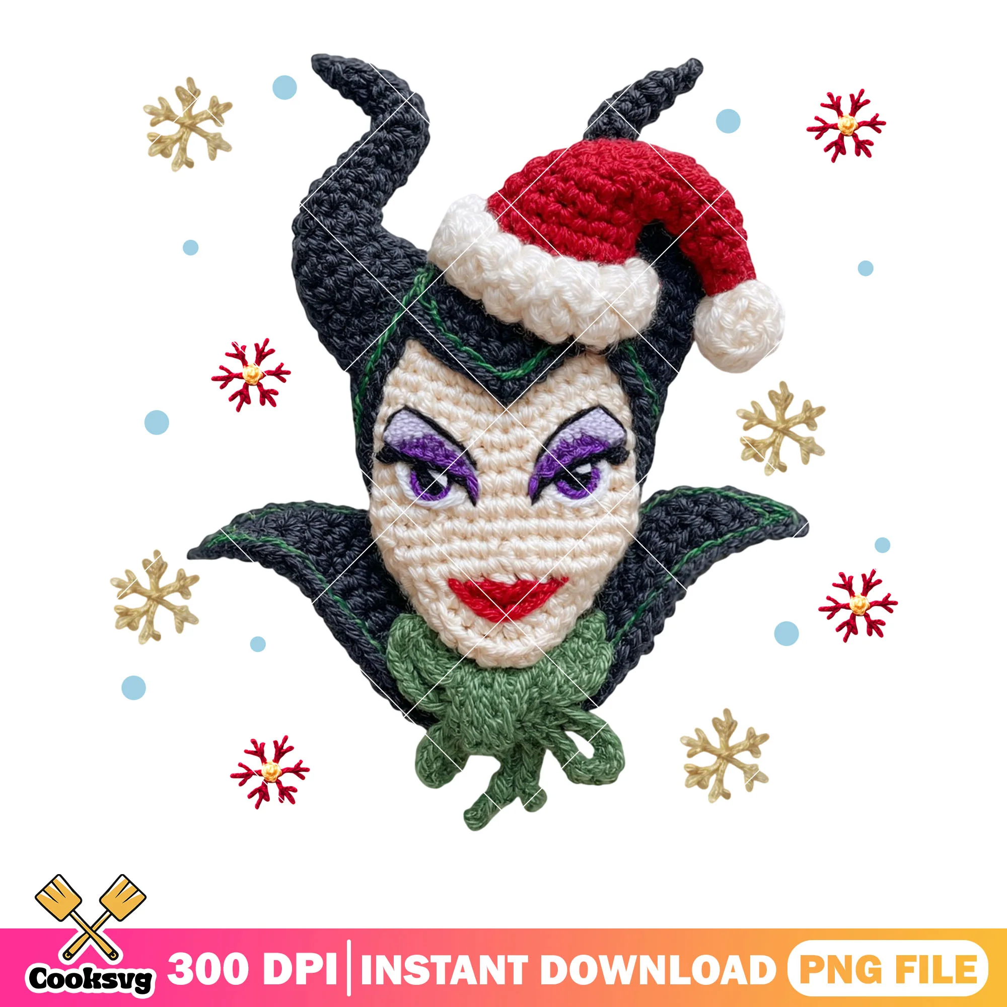 Sleeping beauty villant png, maleficant png, christmas gifts png