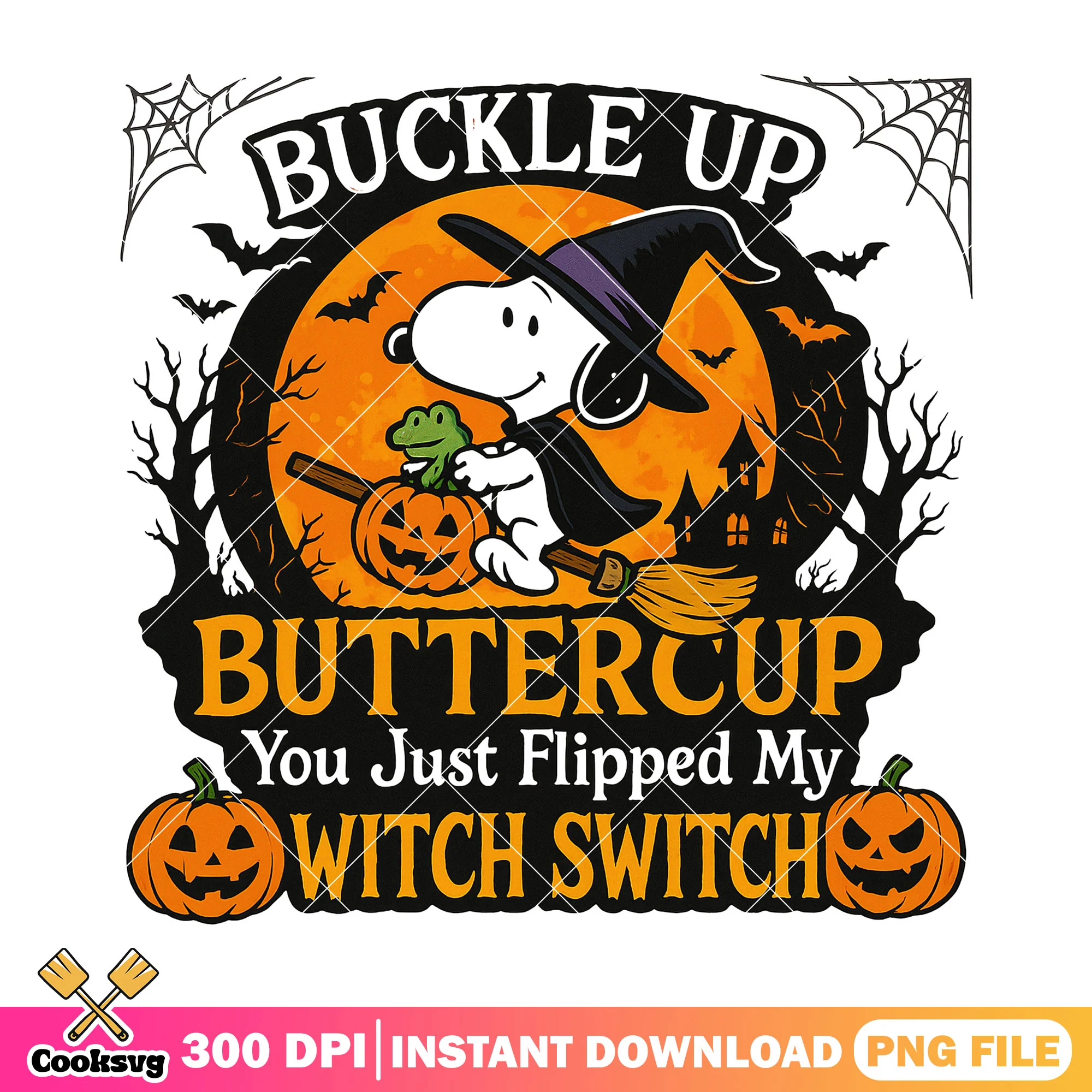Snoopy dog witch switch png, halloween jokes png, snoopy dog png